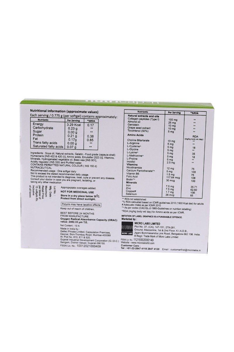 Nutricap-H Capsule 15's, Pack of 15 Nutricap-H Capsule 15's, Pack of 15