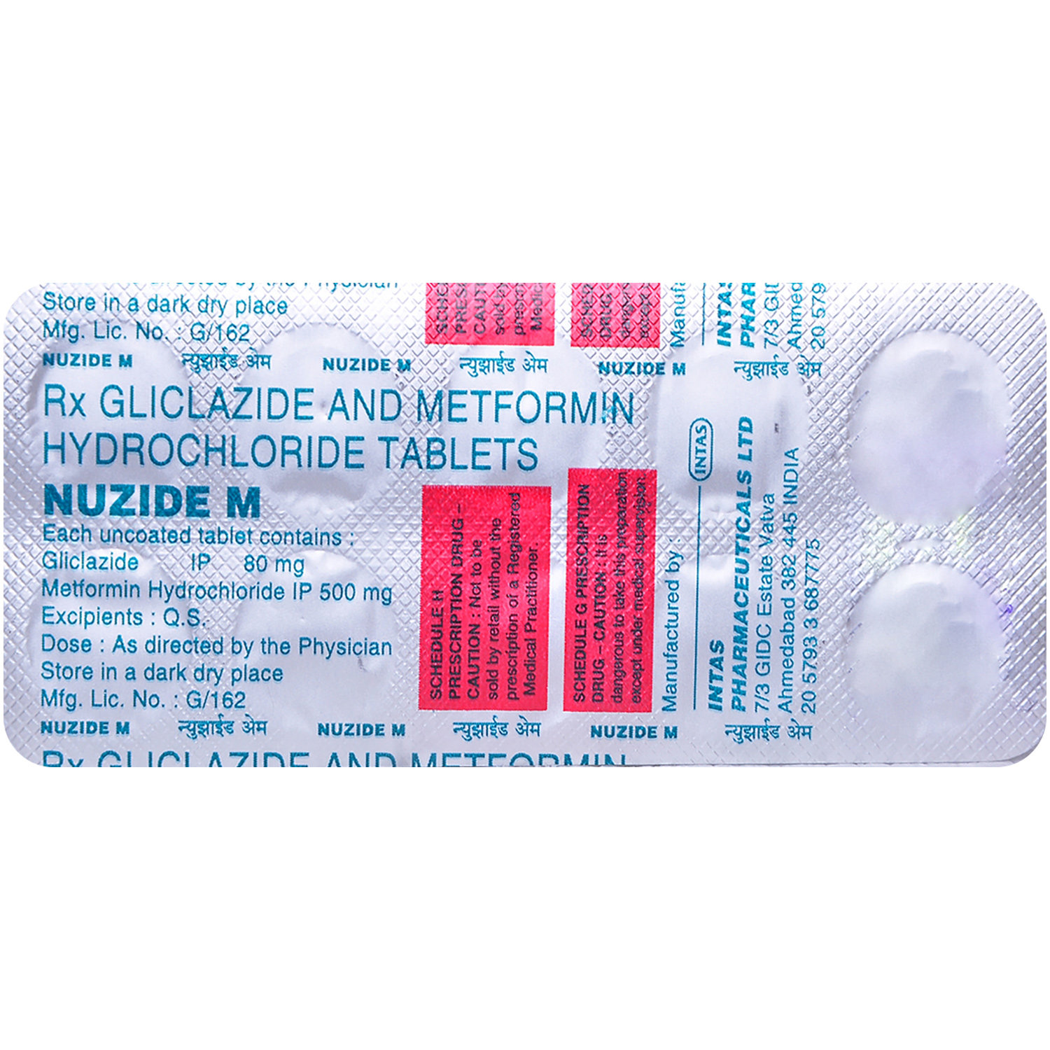 NUZIDE M TABLET, Pack of 10 TABLETS NUZIDE M TABLET, Pack of 10 TABLETS