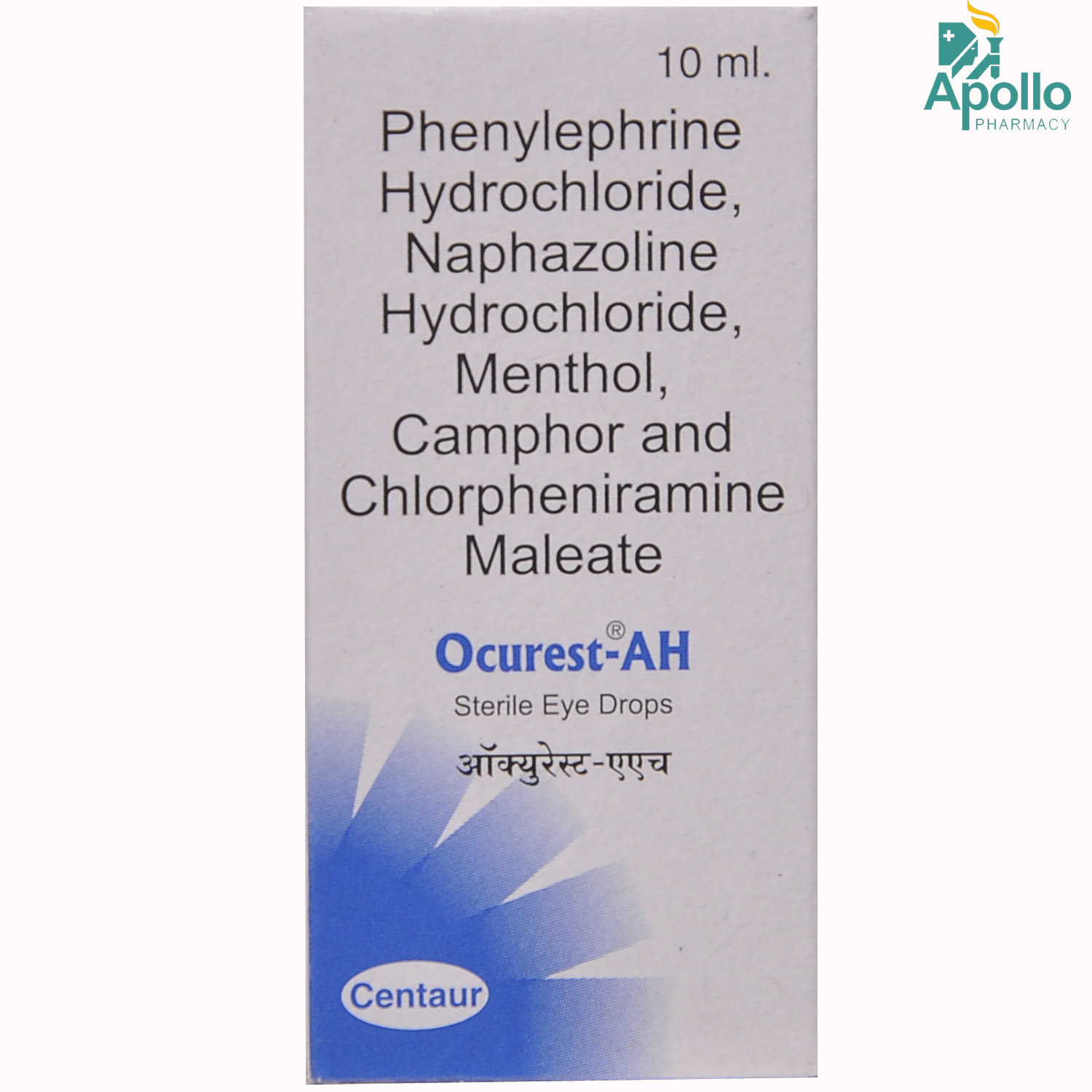 Ocurest-AH Eye Drops 10ml, Pack of 1 Ocurest-AH Eye Drops 10ml, Pack of 1