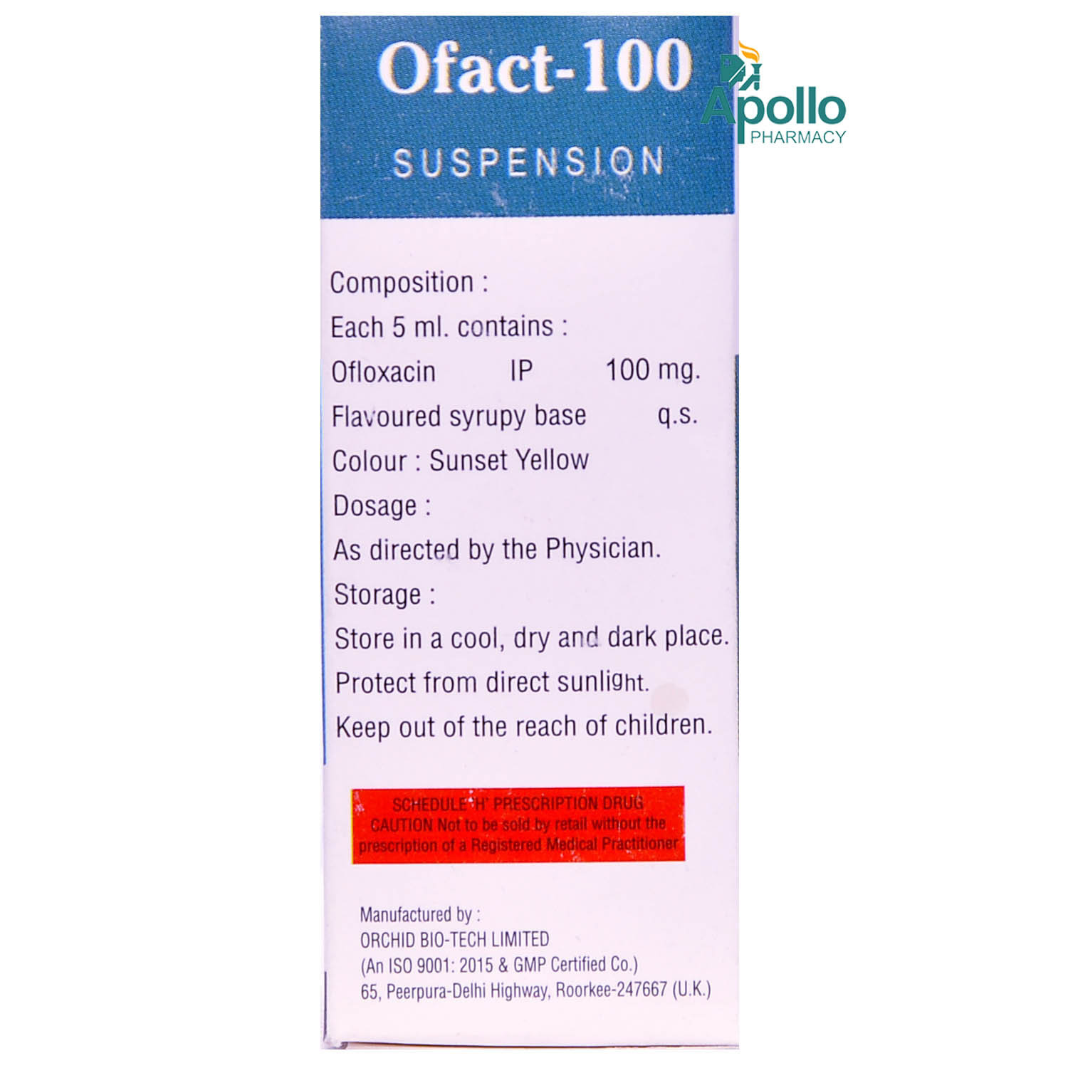 Ofact-100mg Suspension 60ml, Pack of 1 Liquid Ofact-100mg Suspension 60ml, Pack of 1 Liquid