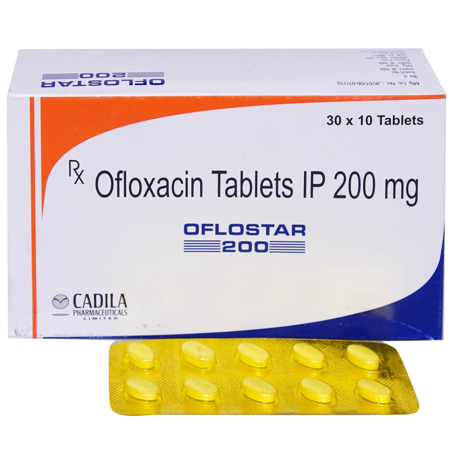 OFLOSTAR 200MG TABLET, Pack of 10 TABLETS OFLOSTAR 200MG TABLET, Pack of 10 TABLETS