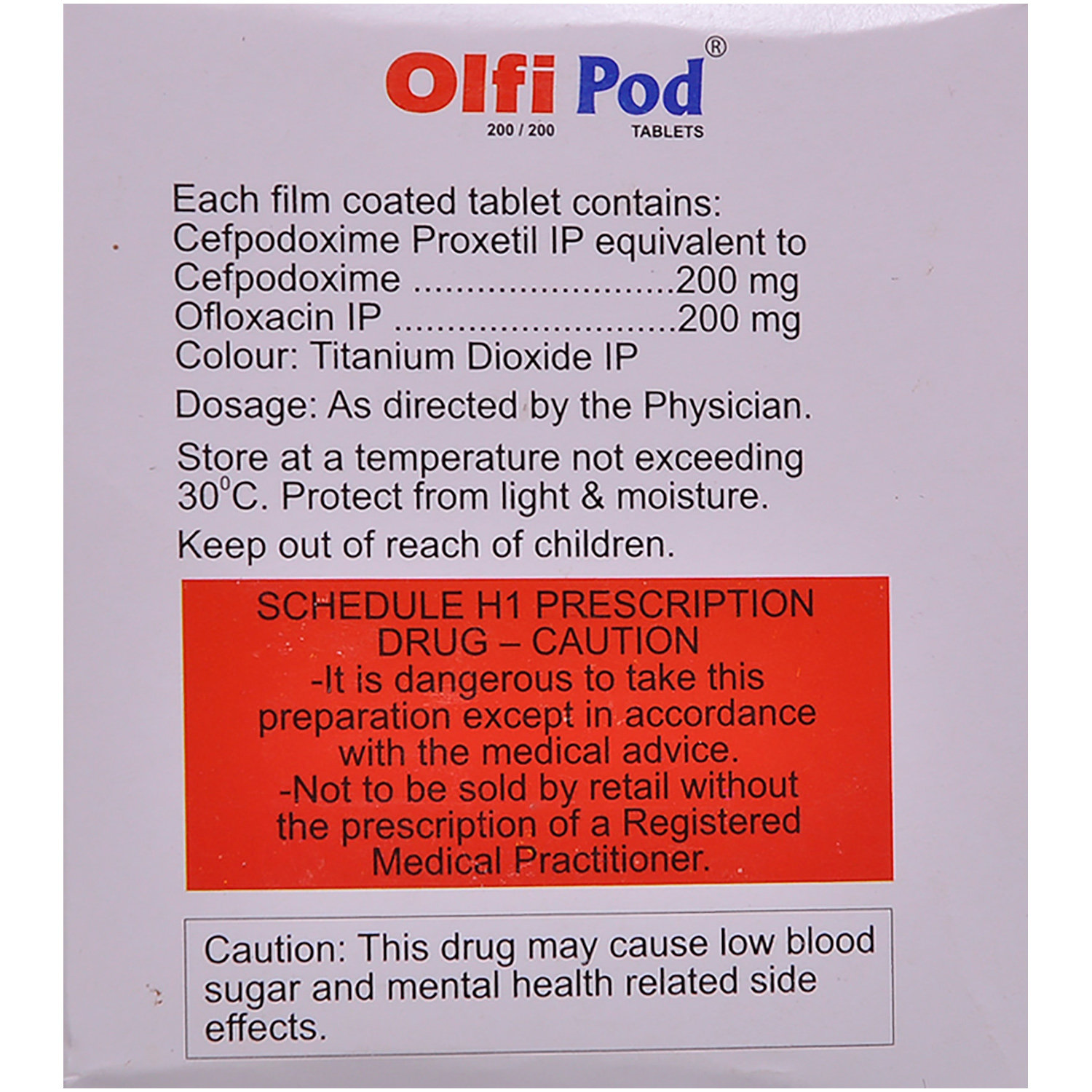 Olfi Pod Tablet 10's, Pack of 10 TABLETS Olfi Pod Tablet 10's, Pack of 10 TABLETS