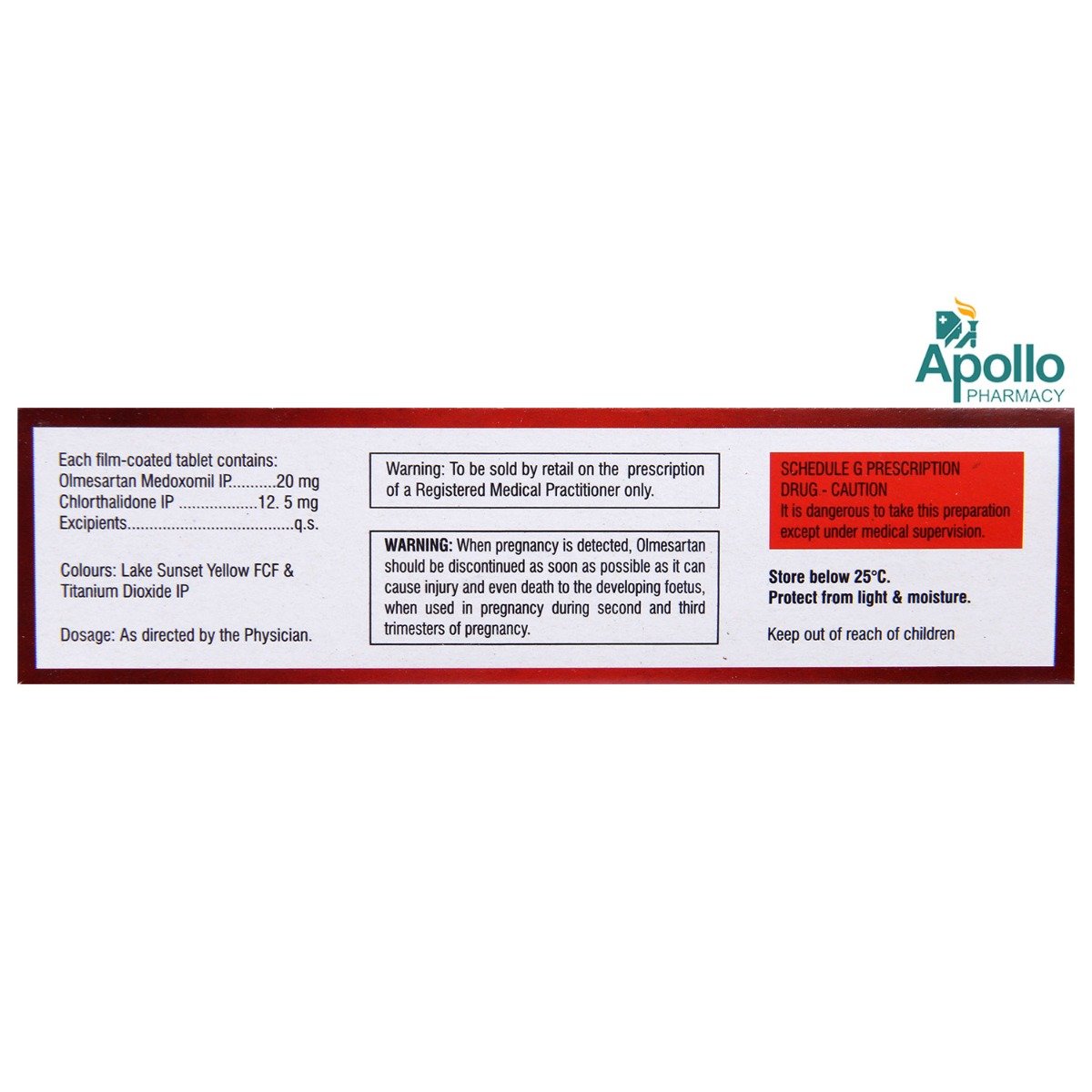 Olkem CT 20 Tablet 10's, Pack of 10 TABLETS Olkem CT 20 Tablet 10's, Pack of 10 TABLETS