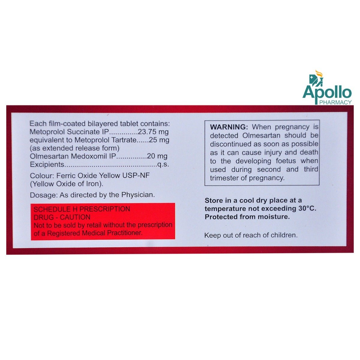 Olkem-Beta 25 Tablet 10's, Pack of 10 TabletS Olkem-Beta 25 Tablet 10's, Pack of 10 TabletS