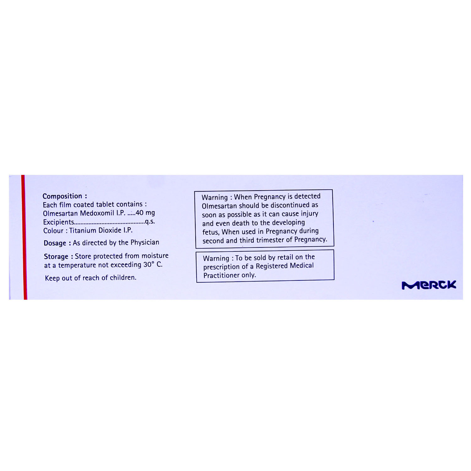 Olmighty 40 Tablet 10's, Pack of 10 TABLETS Olmighty 40 Tablet 10's, Pack of 10 TABLETS