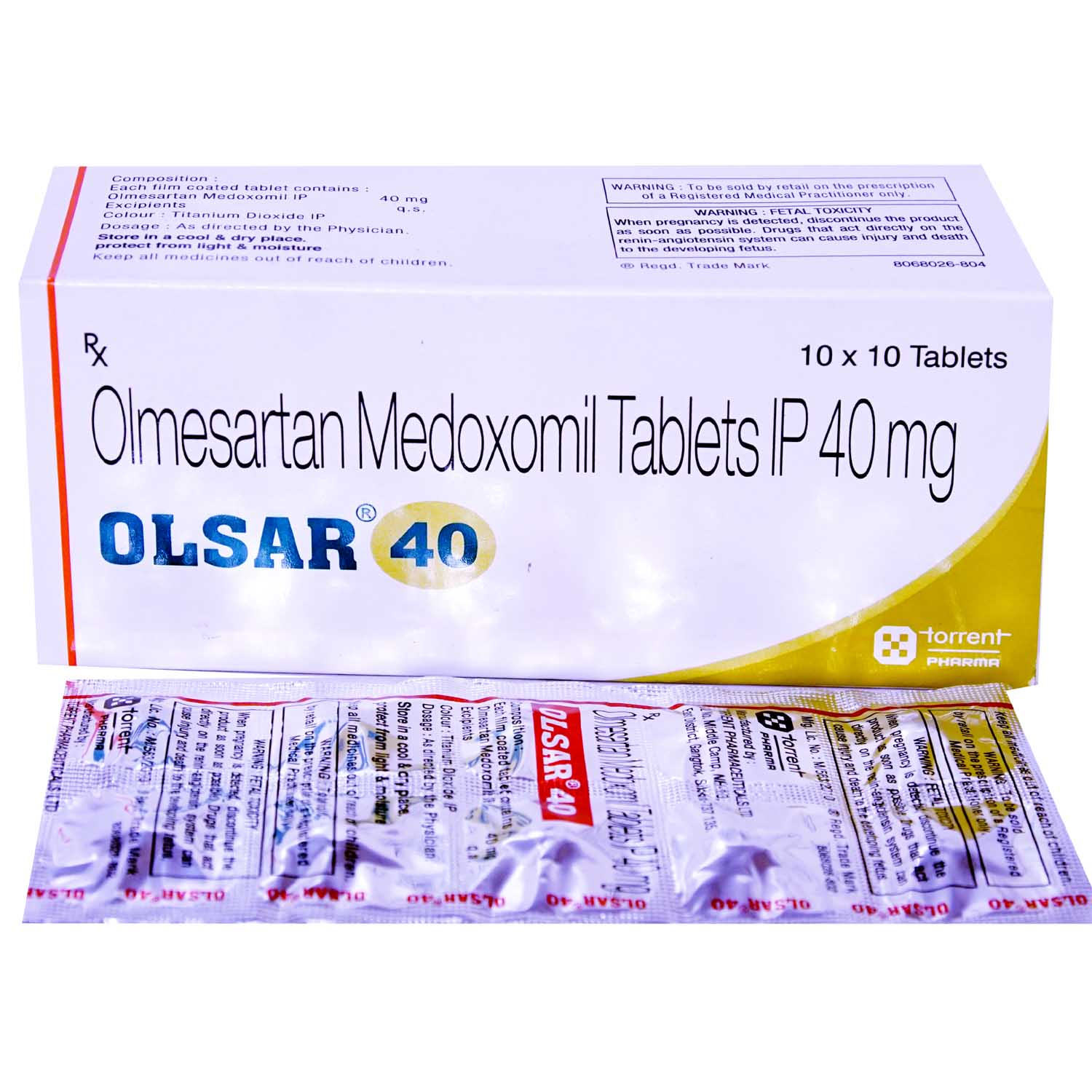 Olsar 40 Tablet 10's, Pack of 10 TABLETS Olsar 40 Tablet 10's, Pack of 10 TABLETS
