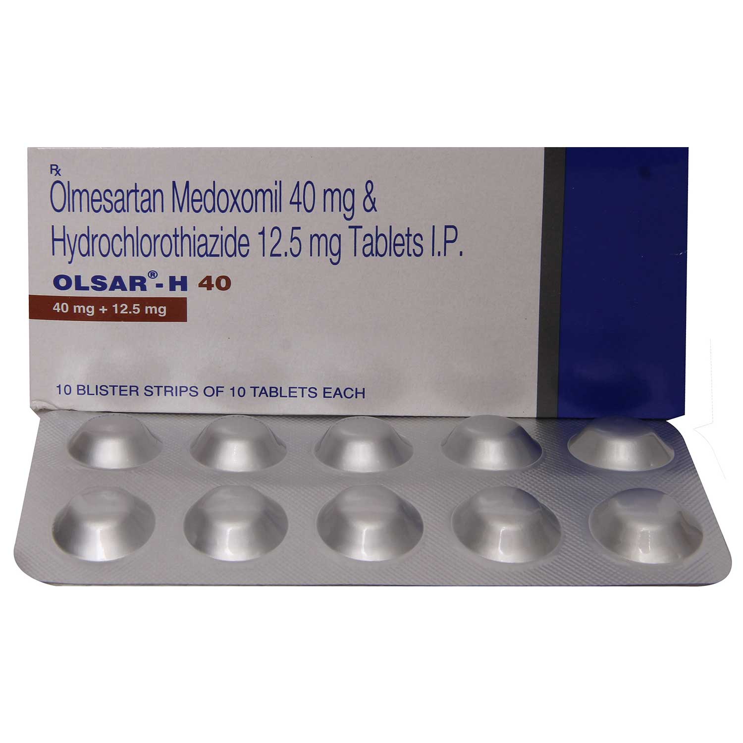 Olsar-H 40 Tablet 10's, Pack of 10 TABLETS Olsar-H 40 Tablet 10's, Pack of 10 TABLETS