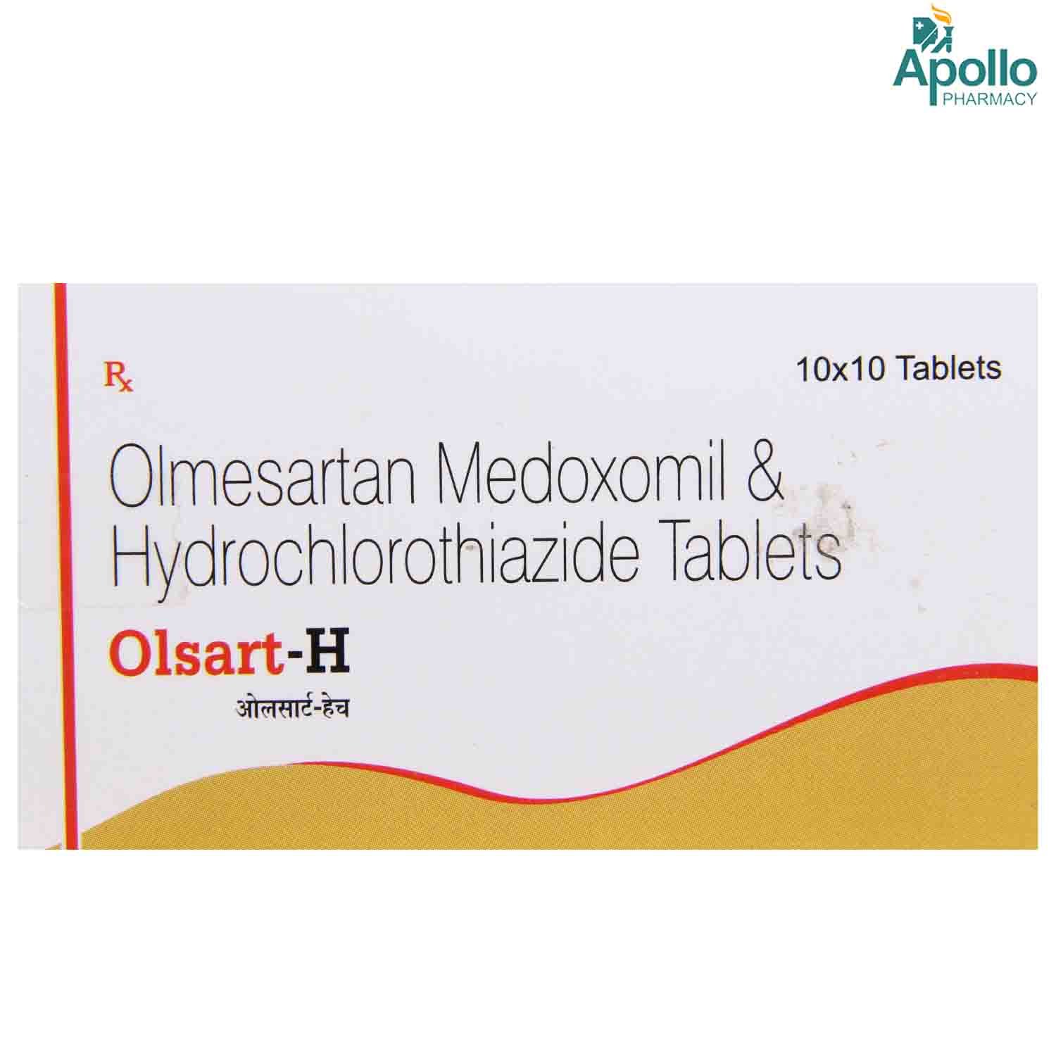 Olsart-H 40 mg Tablet 10's, Pack of 10 TabletS Olsart-H 40 mg Tablet 10's, Pack of 10 TabletS