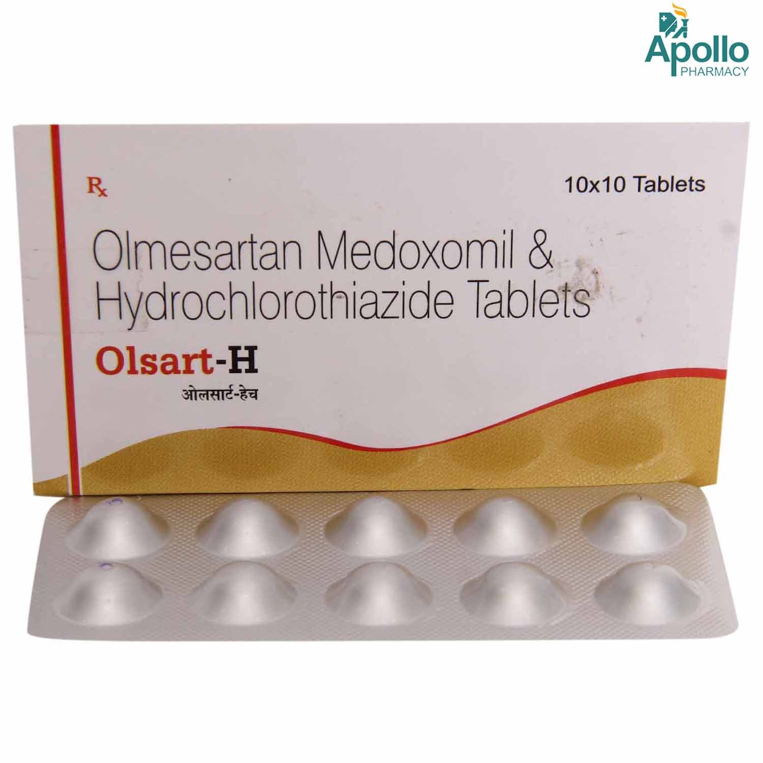 Olsart-H 40 mg Tablet 10's, Pack of 10 TabletS Olsart-H 40 mg Tablet 10's, Pack of 10 TabletS