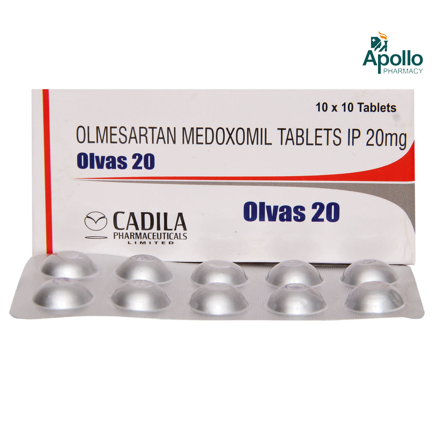 Olvas 20 Tablet 10's, Pack of 10 TABLETS Olvas 20 Tablet 10's, Pack of 10 TABLETS