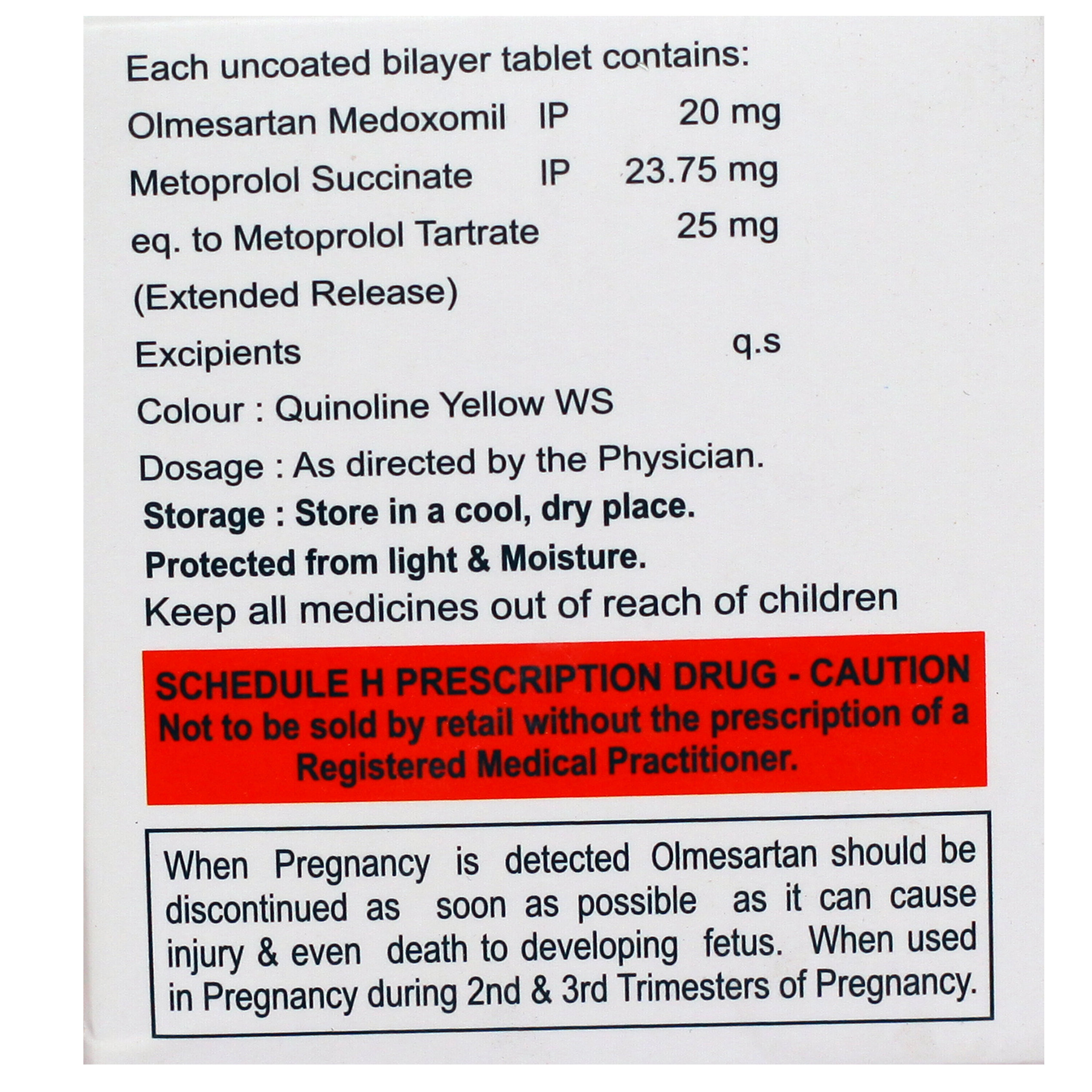 Olzox M 25 mg Tablet 10's, Pack of 10 TABLETS Olzox M 25 mg Tablet 10's, Pack of 10 TABLETS