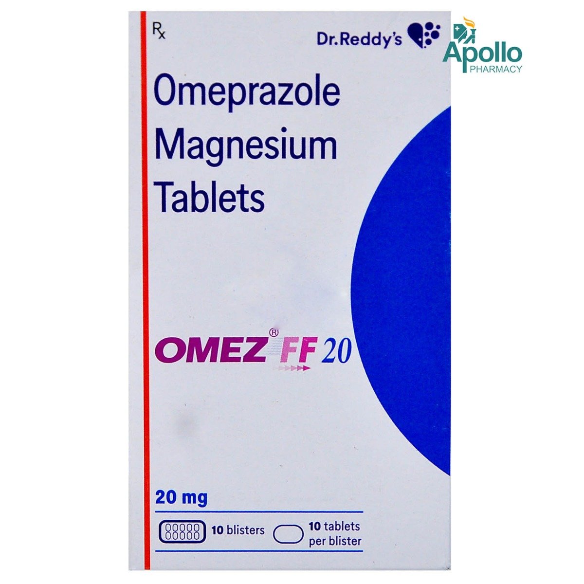 Omez FF 20 Tablet 10's, Pack of 10 TABLETS Omez FF 20 Tablet 10's, Pack of 10 TABLETS
