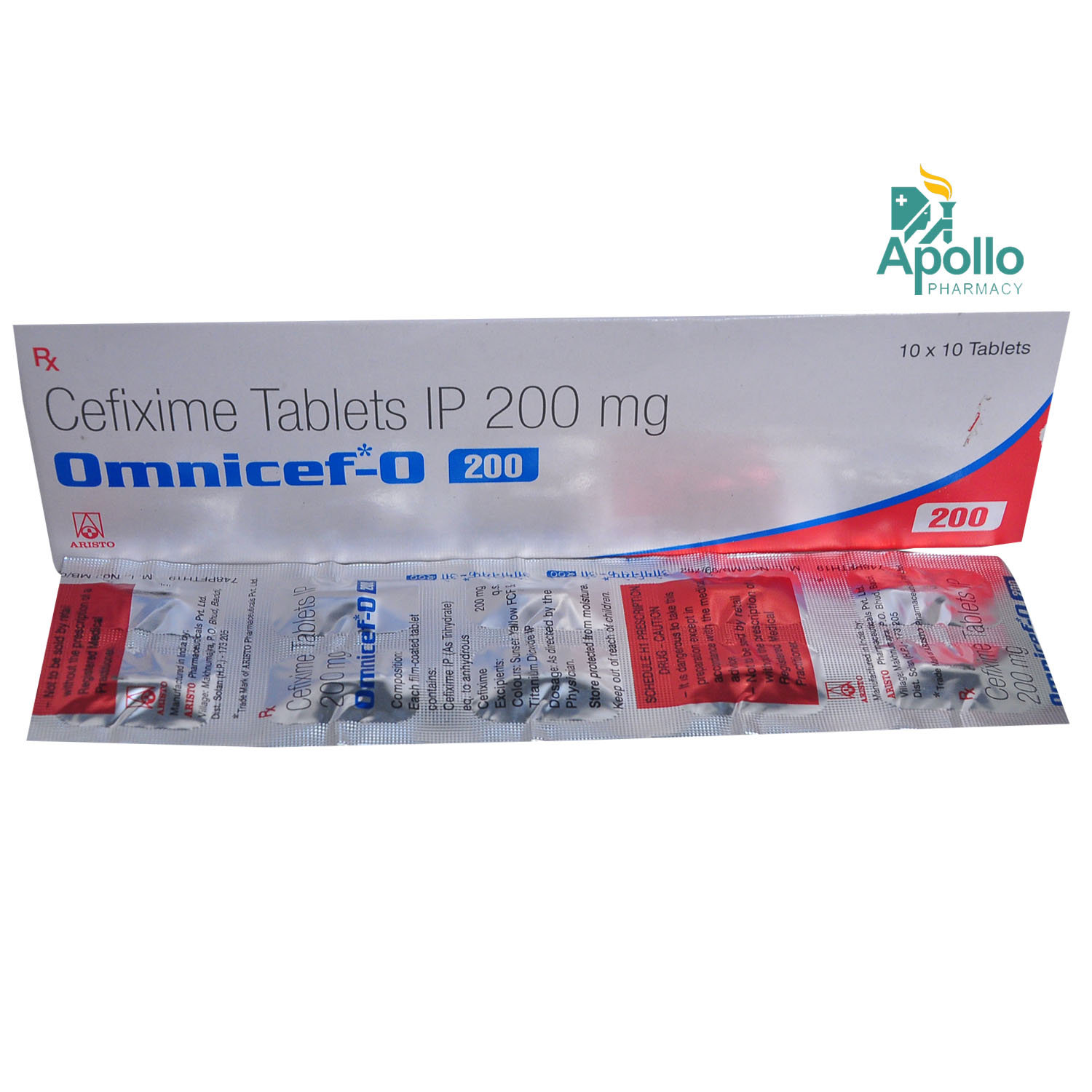 Omnicef O 200 Tablet 10's, Pack of 10 TABLETS Omnicef O 200 Tablet 10's, Pack of 10 TABLETS