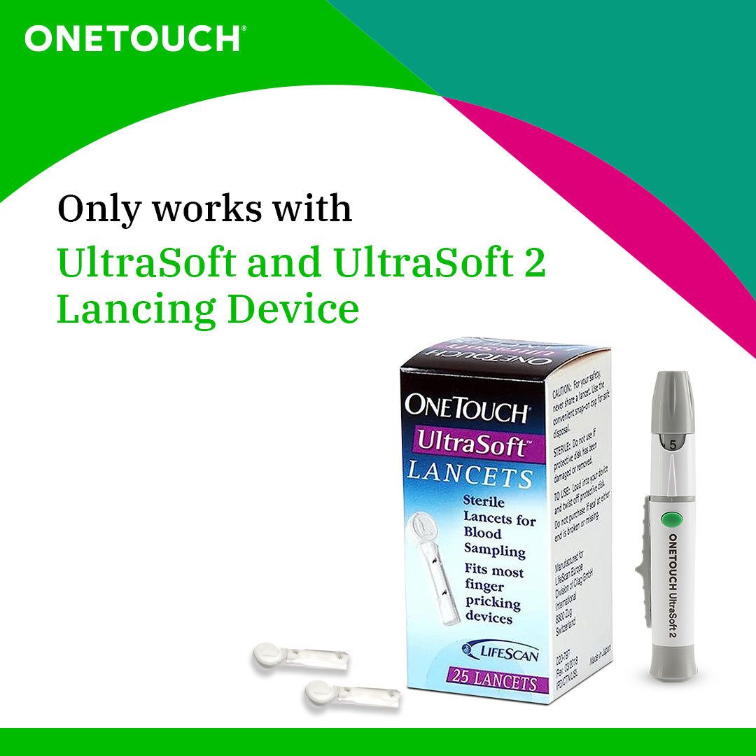 OneTouch Ultra Soft Lancets, 25 Count, Pack of 1 OneTouch Ultra Soft Lancets, 25 Count, Pack of 1
