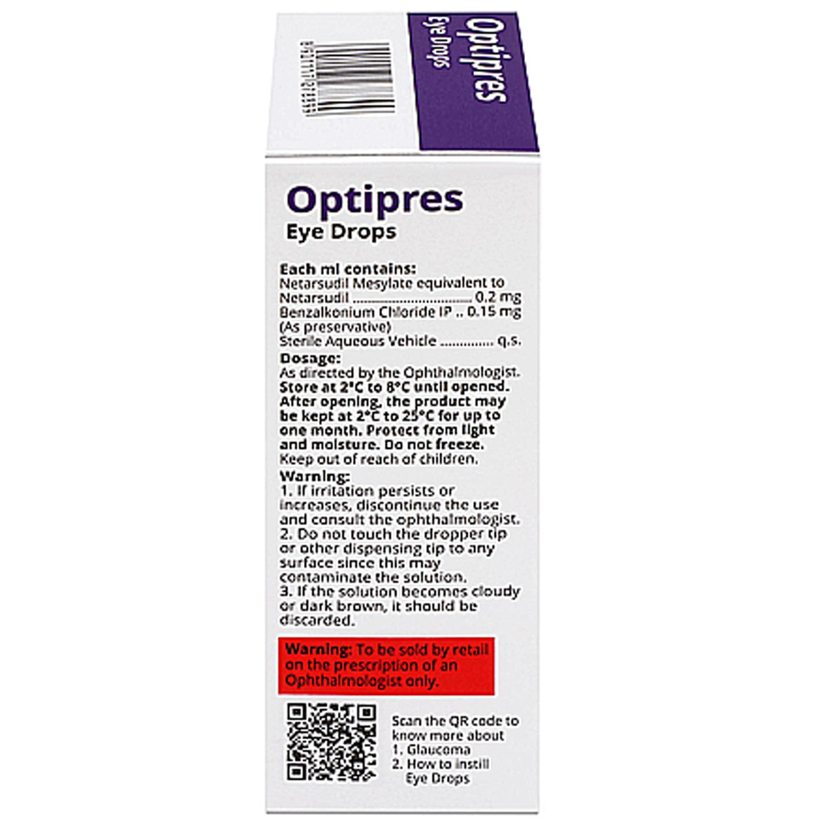 Optipres Eye Drops 2.5 ml, Pack of 1 Eye Drops Optipres Eye Drops 2.5 ml, Pack of 1 Eye Drops