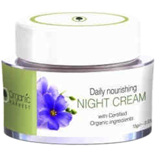 Organic Harvest Daily Nourishing Night Cream 50 gm | With Organic Ingredients, Pack of 1 Organic Harvest Daily Nourishing Night Cream 50 gm | With Organic Ingredients, Pack of 1