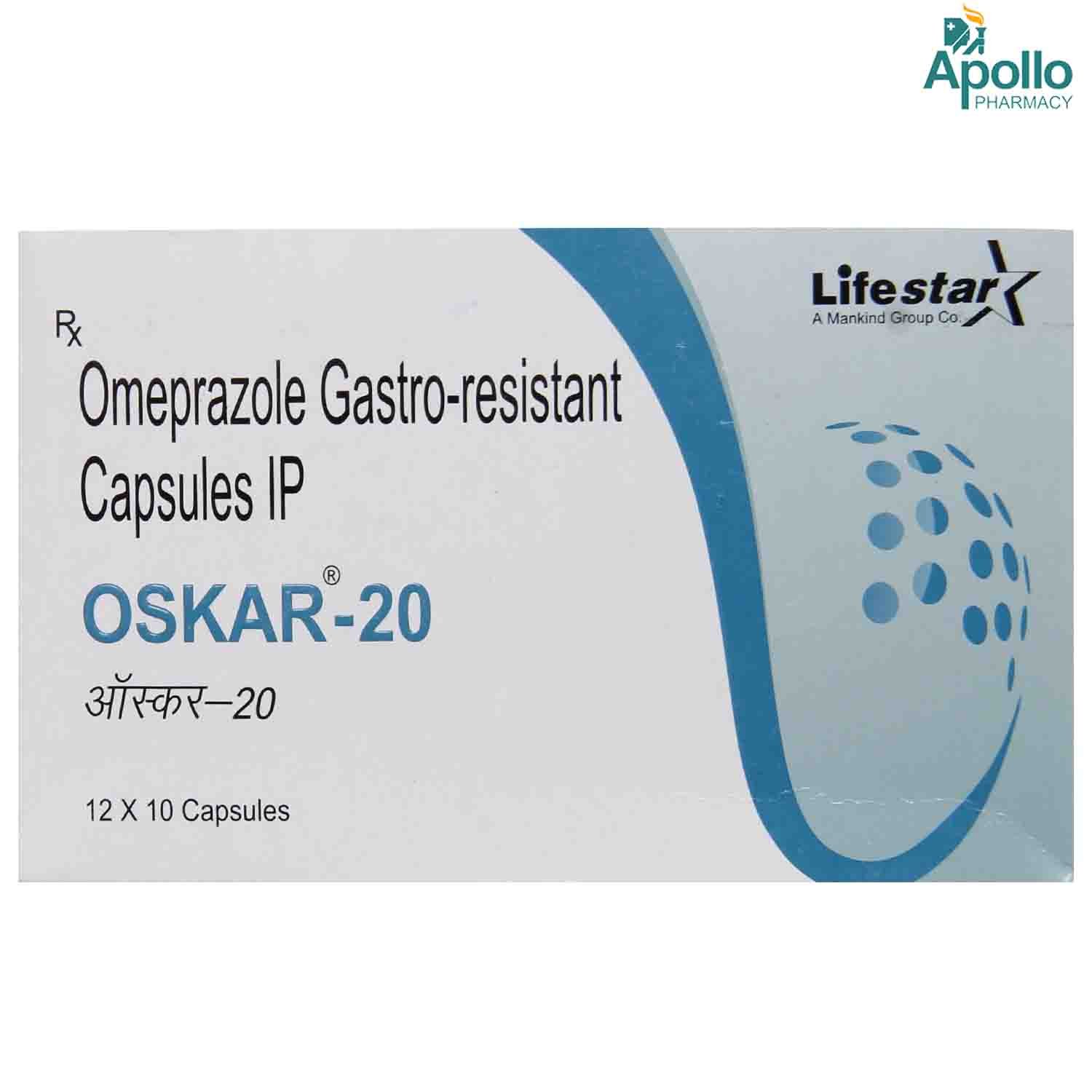 Oskar 20 mg Tablet 10's, Pack of 10 TABLETS Oskar 20 mg Tablet 10's, Pack of 10 TABLETS