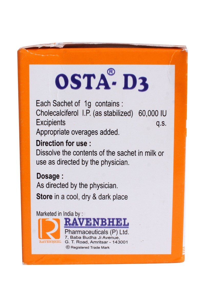 Osta-D3 Sachet 1 gm, Pack of 1 Osta-D3 Sachet 1 gm, Pack of 1