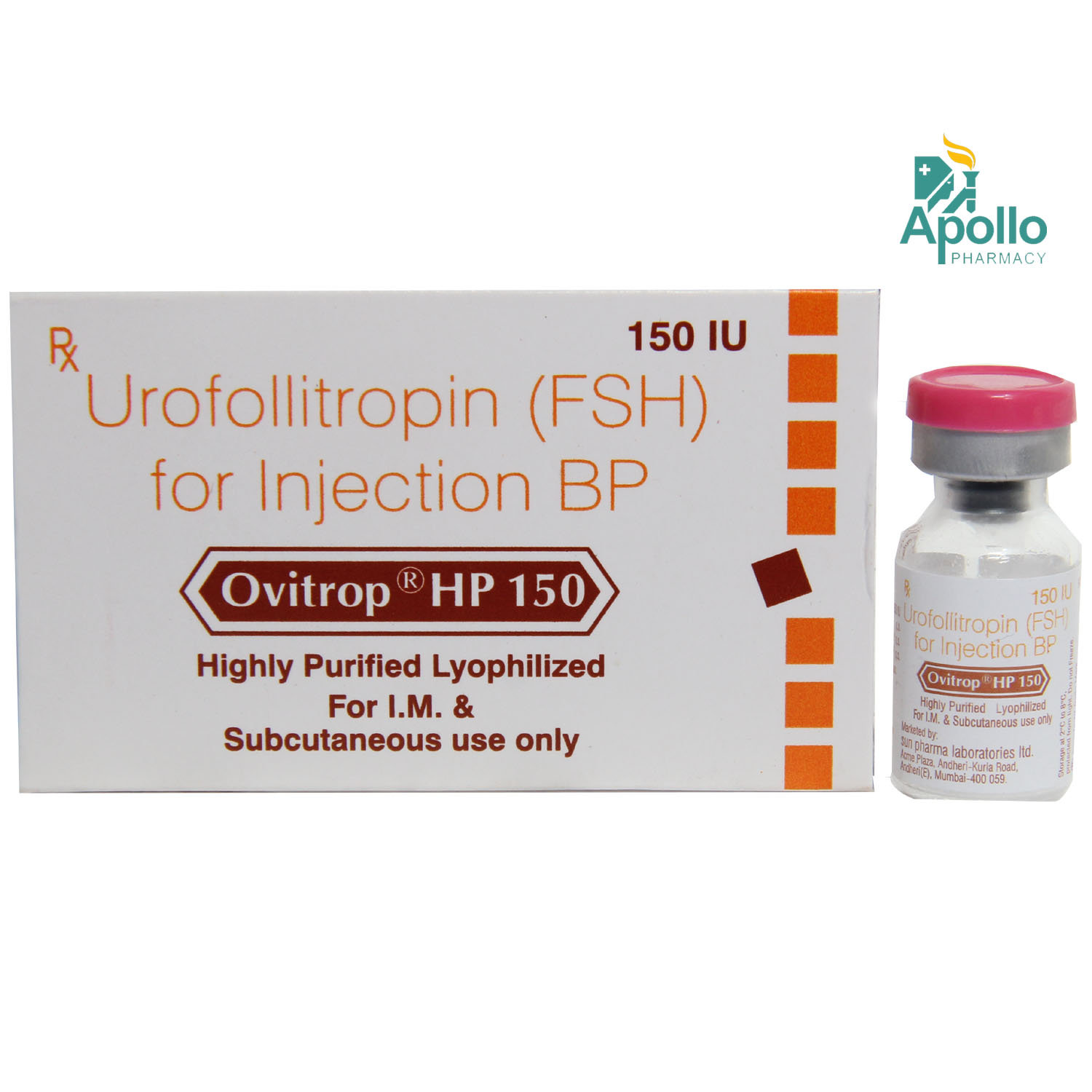 OVITROP HP 150IU INJECTION, Pack of 1 INJECTION OVITROP HP 150IU INJECTION, Pack of 1 INJECTION
