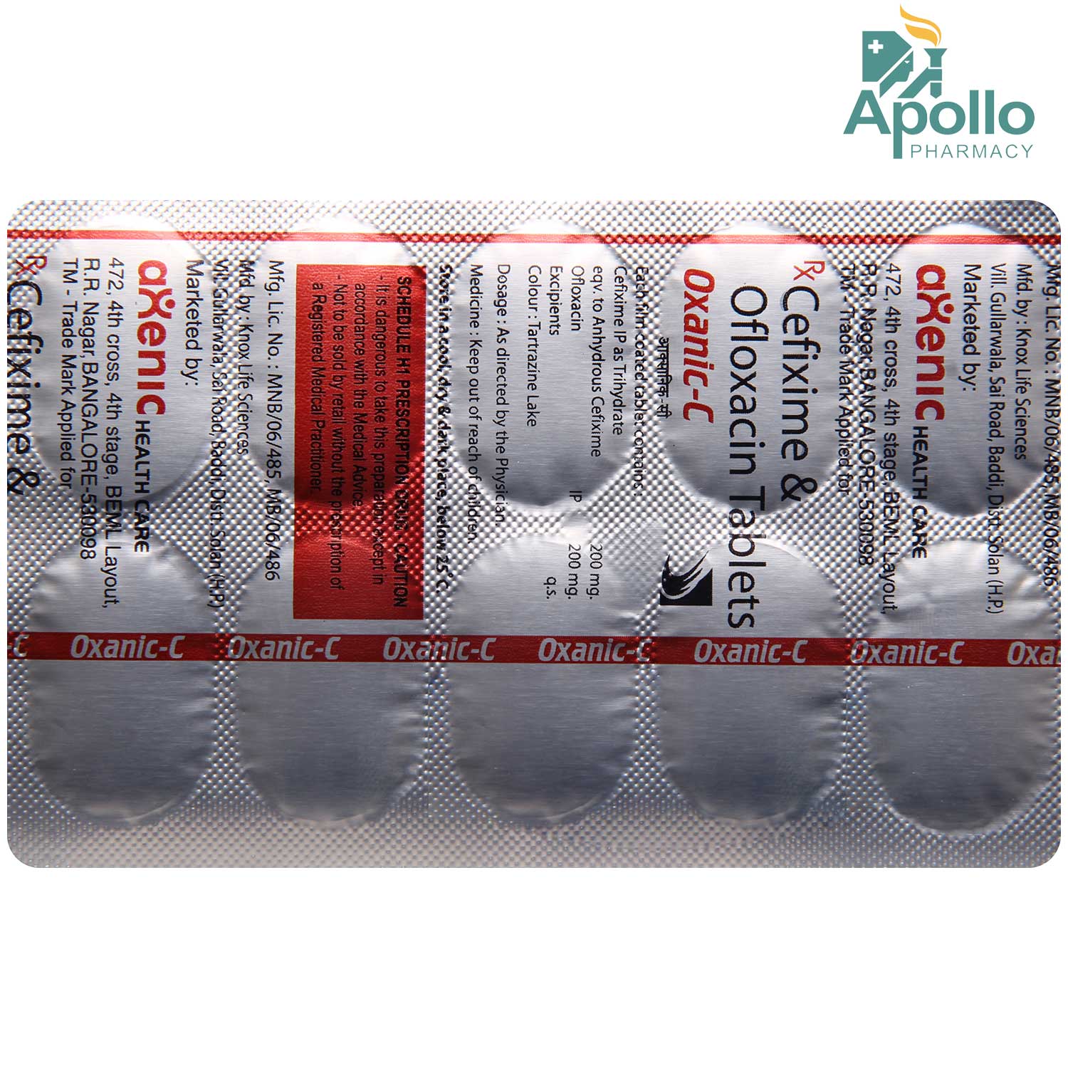 Oxanic C Tablet 10's, Pack of 10 TabletS Oxanic C Tablet 10's, Pack of 10 TabletS