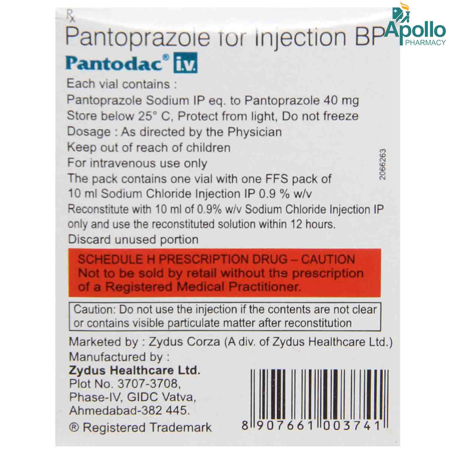 Pantodac 40 mg Injection 1's, Pack of 1 INJECTION Pantodac 40 mg Injection 1's, Pack of 1 INJECTION
