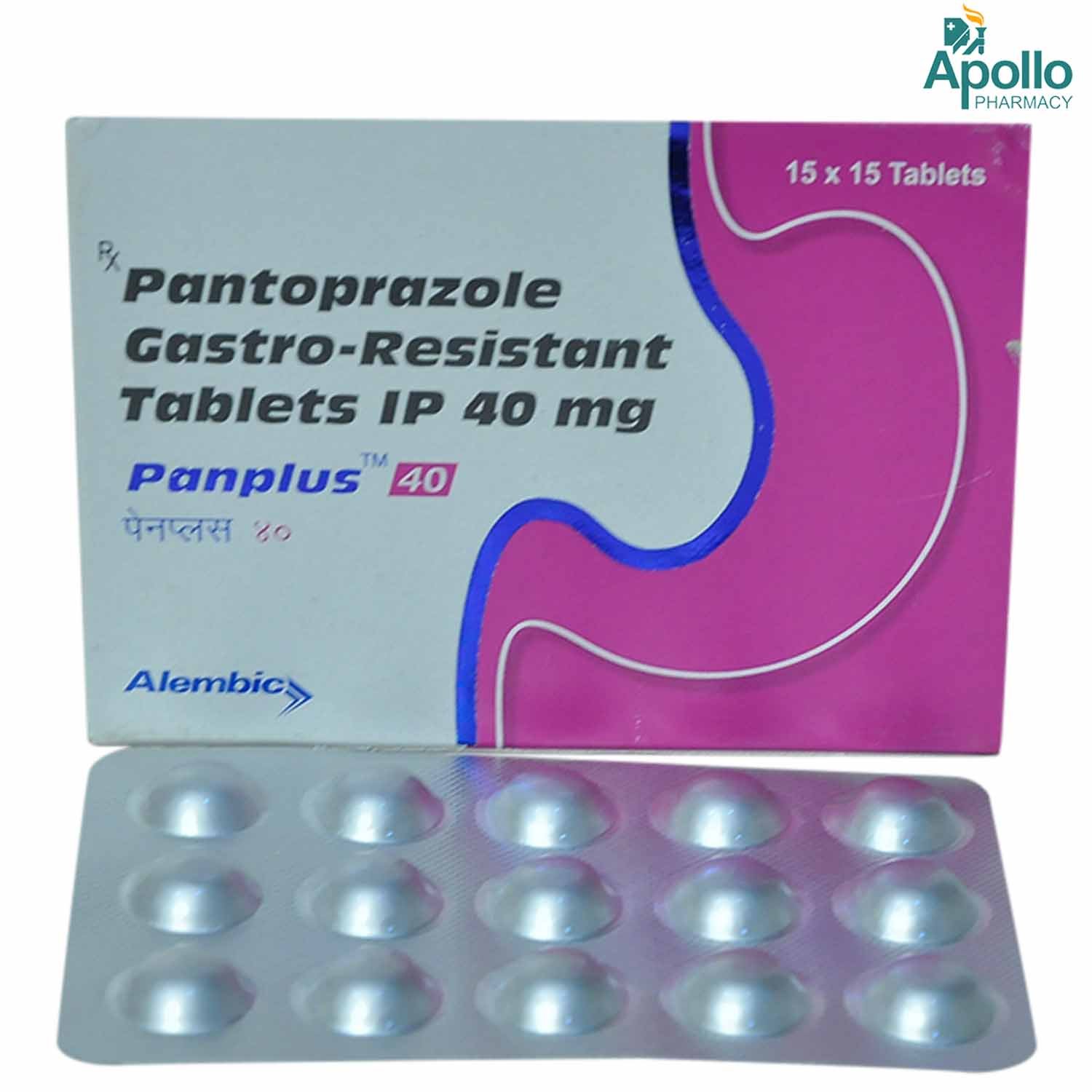 Panplus 40 Tablet 15's, Pack of 15 TABLETS Panplus 40 Tablet 15's, Pack of 15 TABLETS