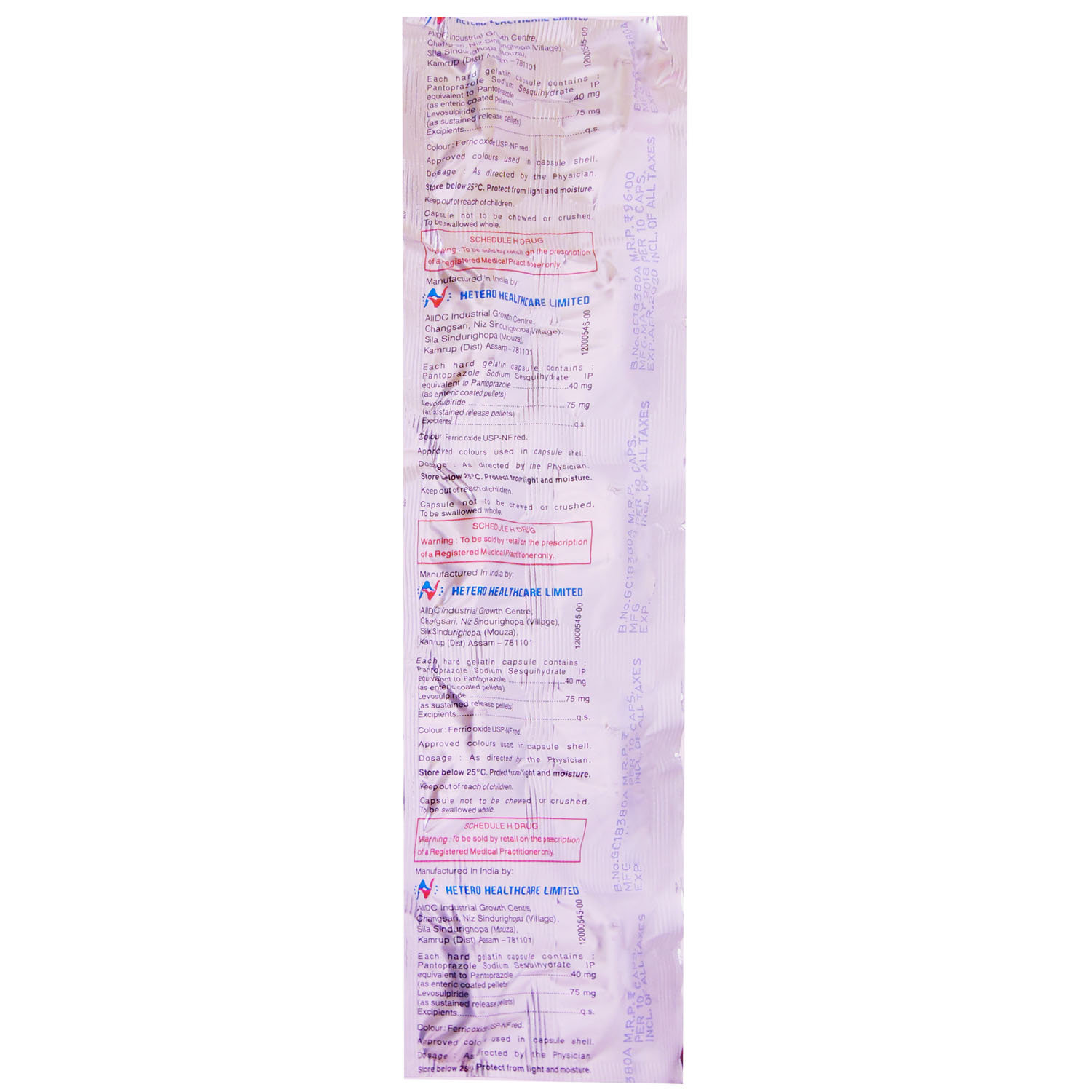 Pantin L Capsule 10's, Pack of 10 Pantin L Capsule 10's, Pack of 10