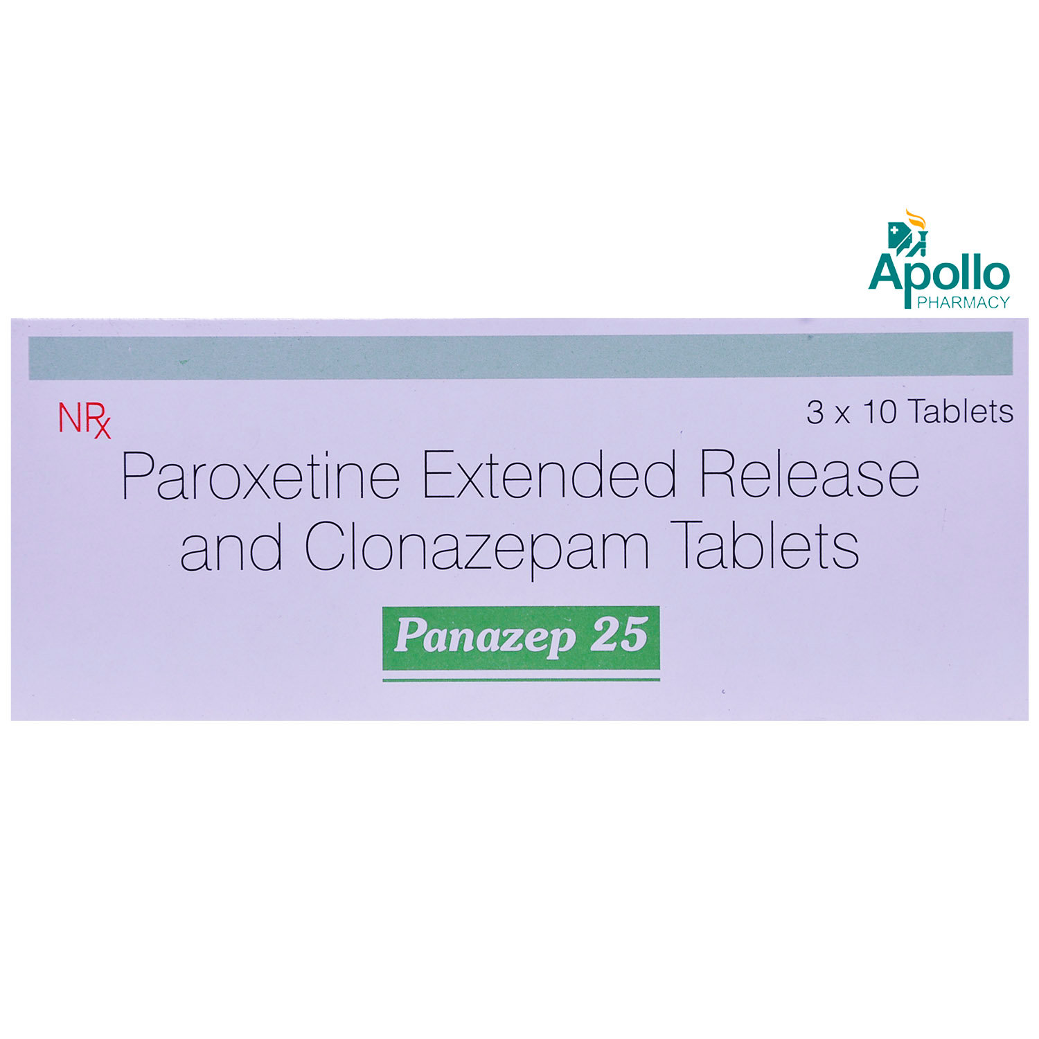Panazep 25 Tablet 10's, Pack of 10 Panazep 25 Tablet 10's, Pack of 10