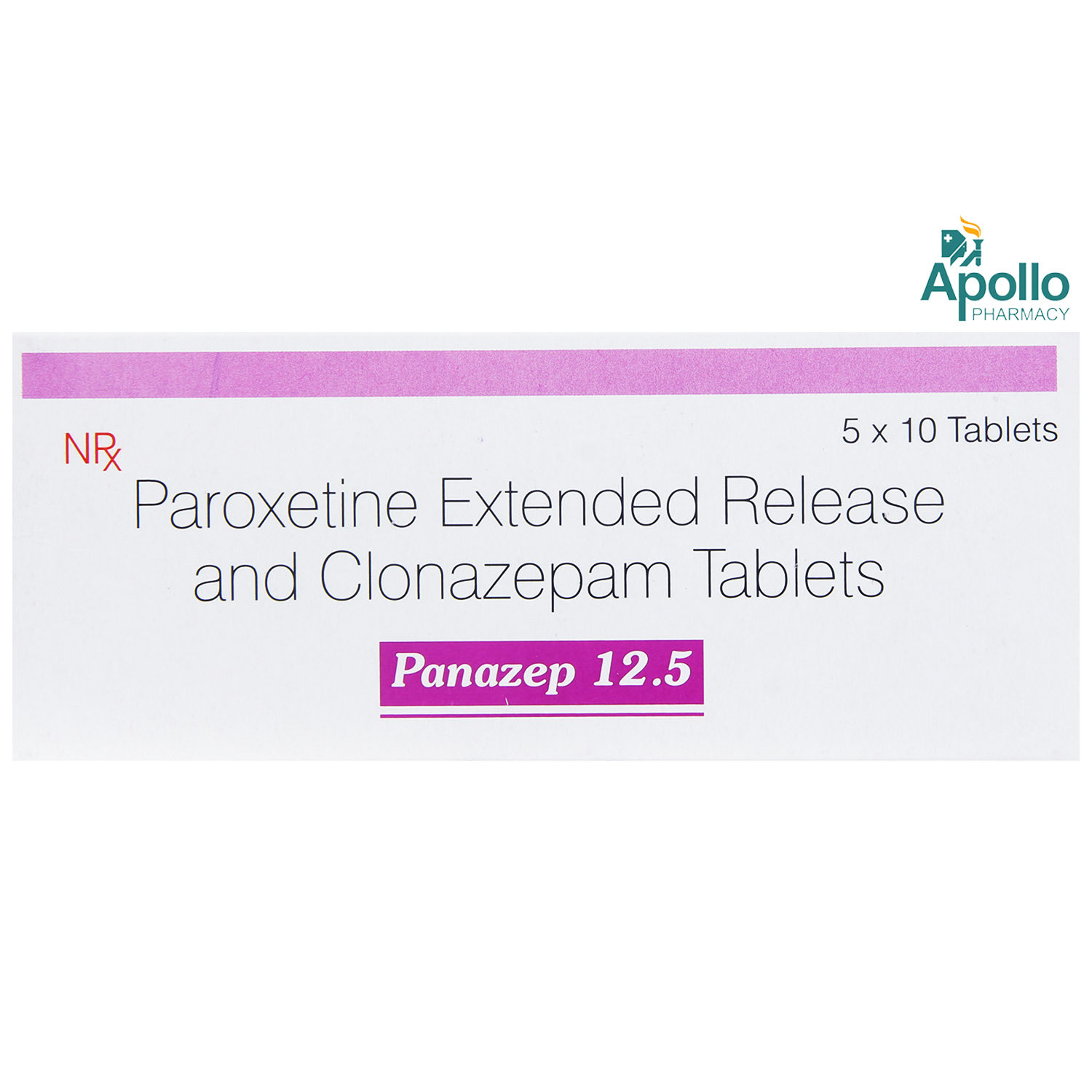 Panazep 12.5 Tablet 10's, Pack of 10 Panazep 12.5 Tablet 10's, Pack of 10