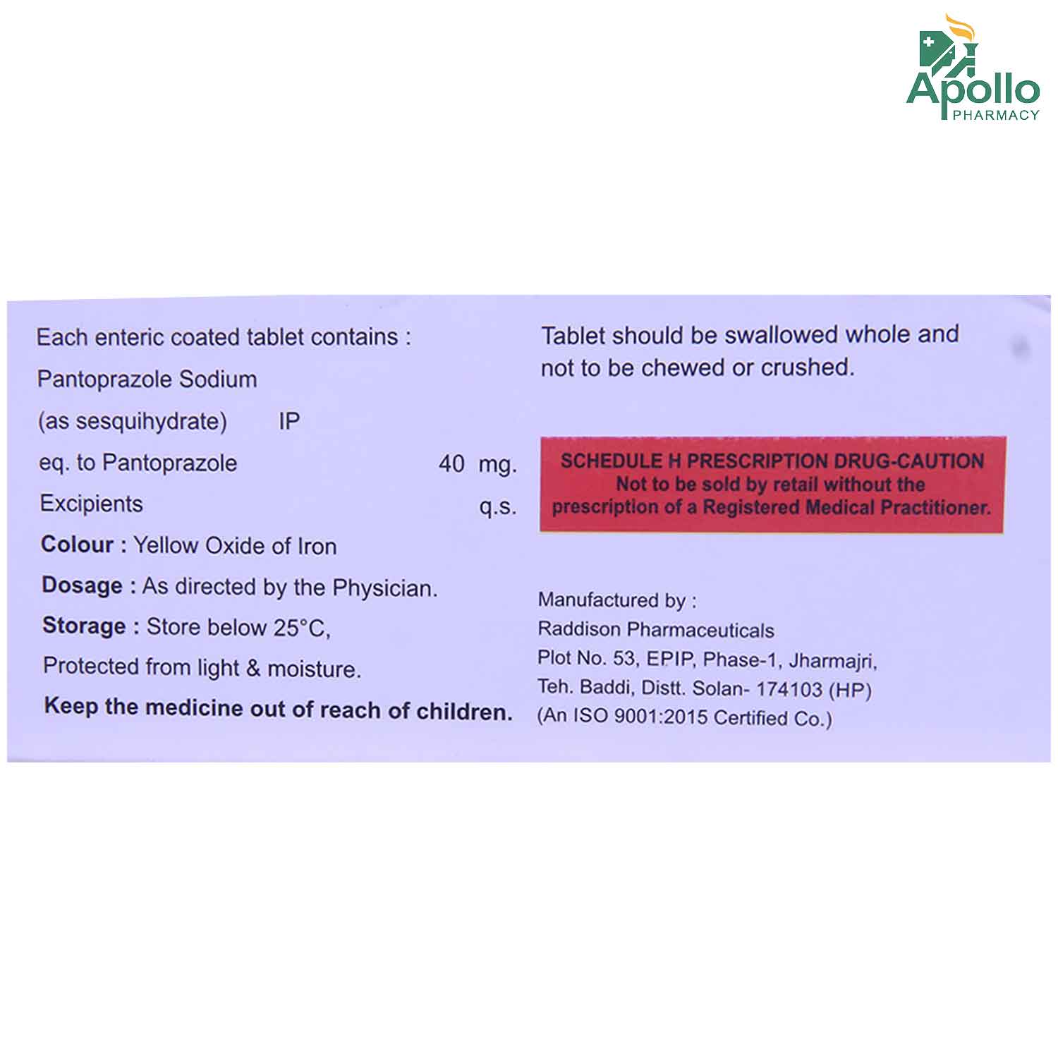 Pantosam-40 mg Tablet 10's, Pack of 10 TabletS Pantosam-40 mg Tablet 10's, Pack of 10 TabletS