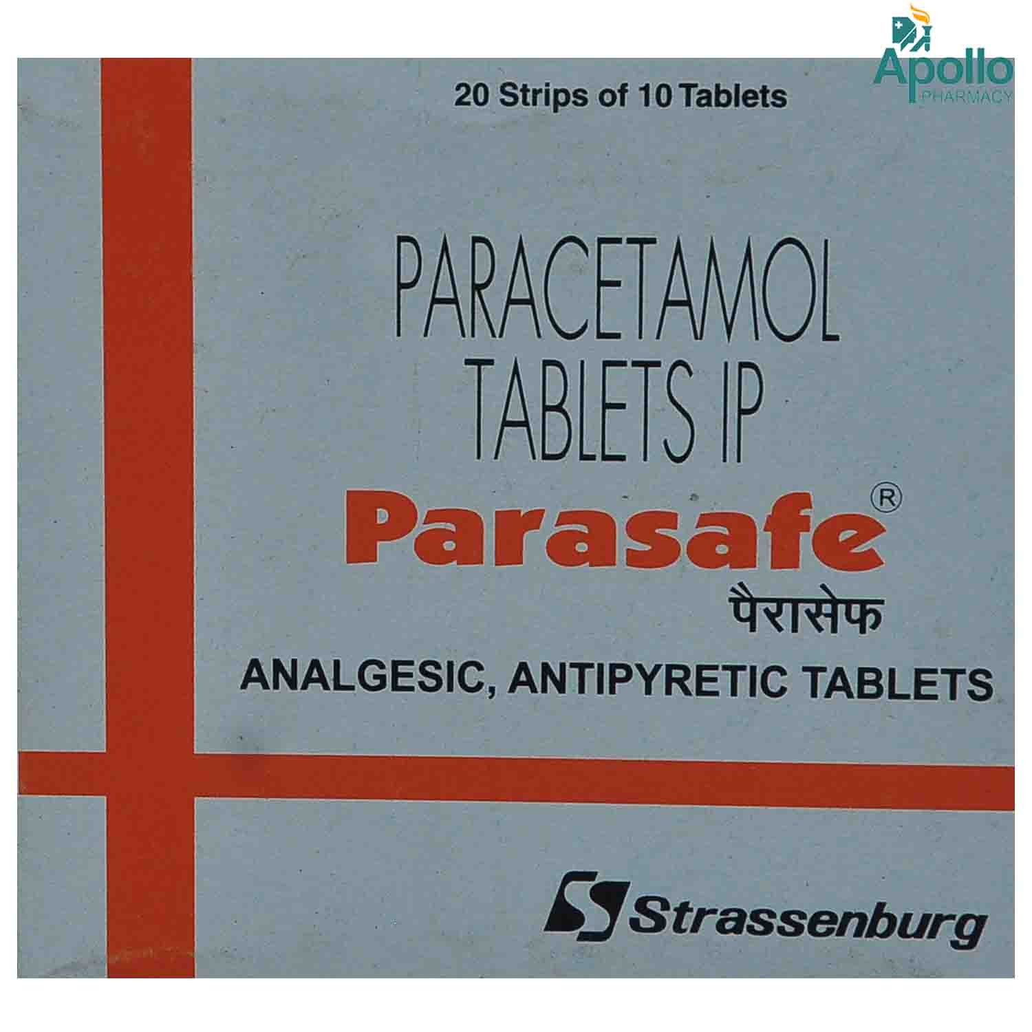 Parasafe Tablet 10's, Pack of 10 TABLETS Parasafe Tablet 10's, Pack of 10 TABLETS