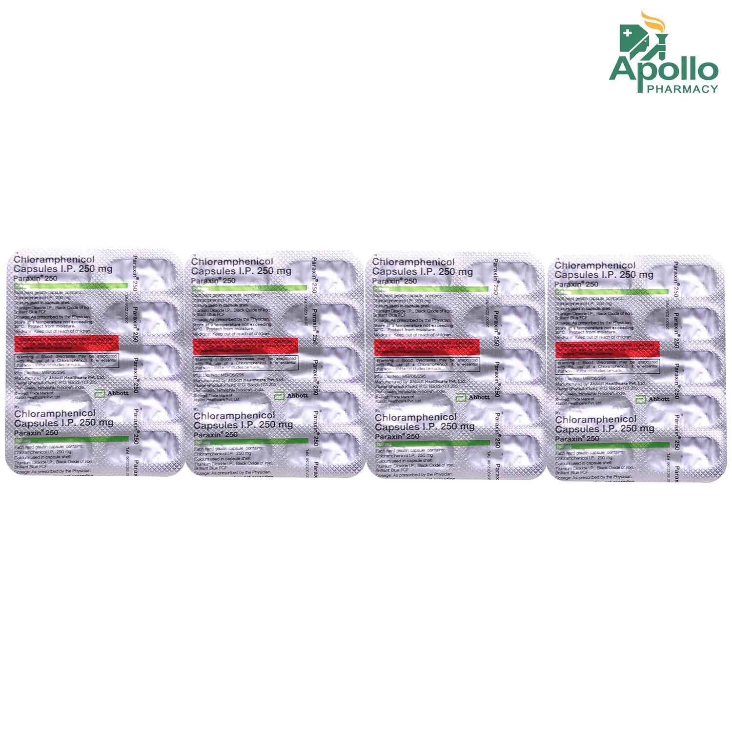 Paraxin 250 Capsule 10's, Pack of 10 CAPSULES Paraxin 250 Capsule 10's, Pack of 10 CAPSULES