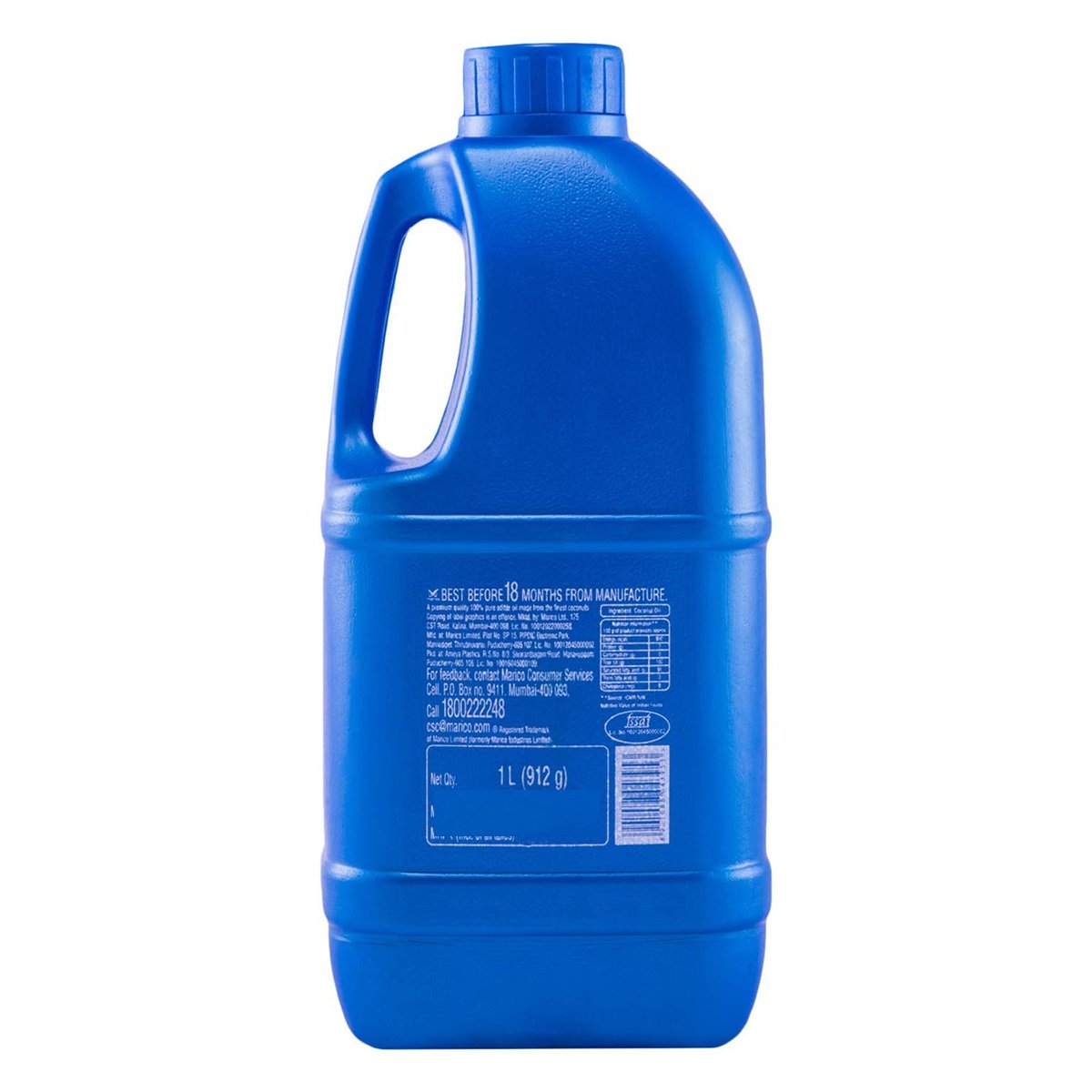 Parachute Coconut Oil, 1 Litre, Pack of 1 Parachute Coconut Oil, 1 Litre, Pack of 1