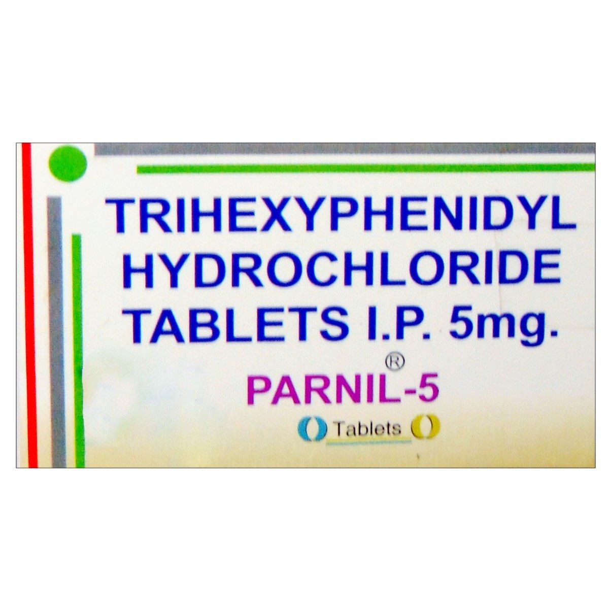 Parnil 5 mg Tablet 10's, Pack of 10 TabletS Parnil 5 mg Tablet 10's, Pack of 10 TabletS