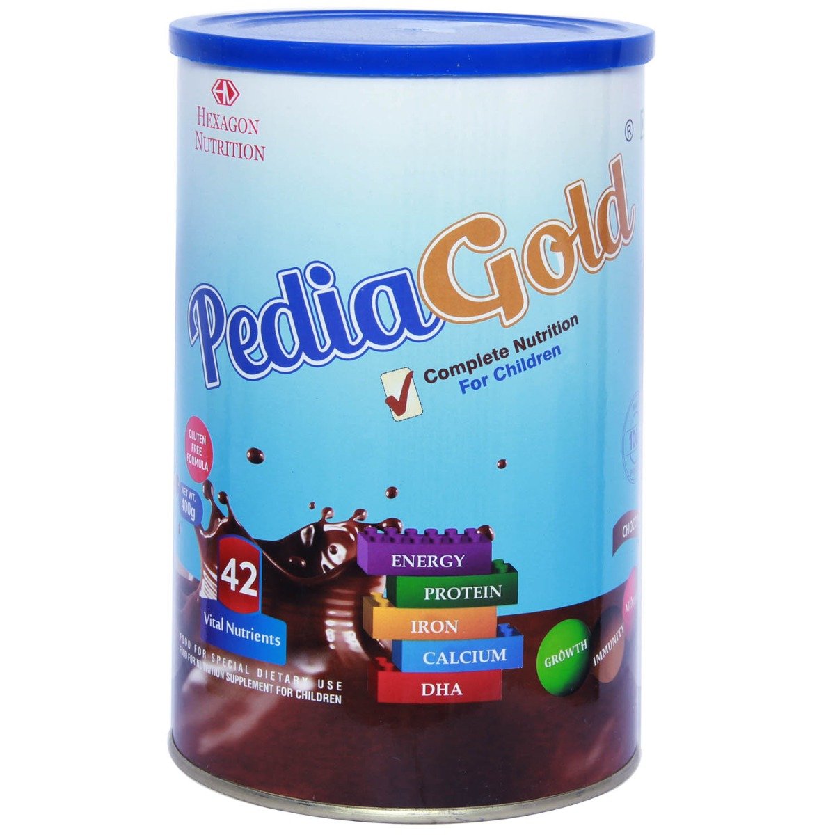 Pediagold Chocolate Flavour Powder 400 gm, Pack of 1 Pediagold Chocolate Flavour Powder 400 gm, Pack of 1