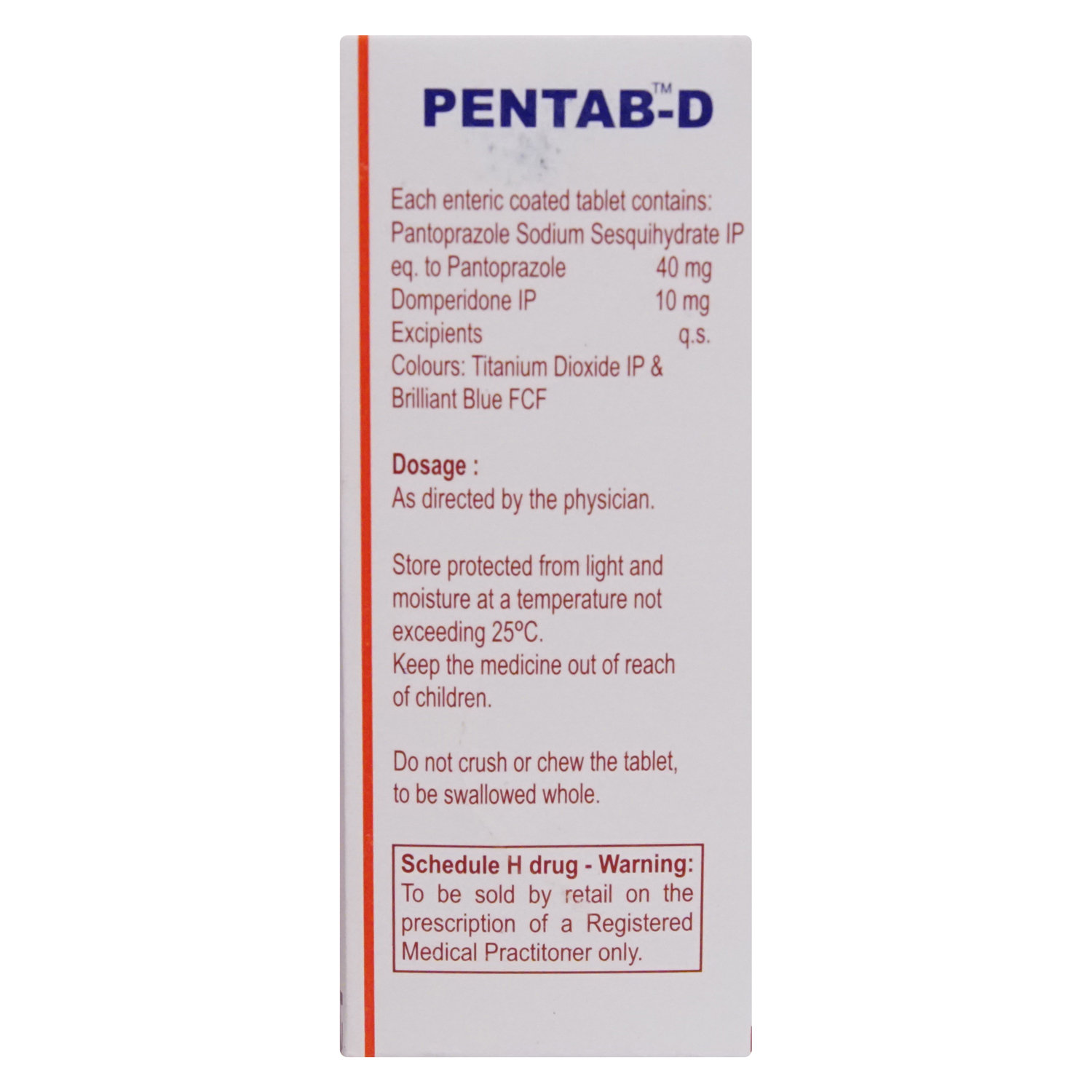 Pentab-D Tablet 10's, Pack of 10 Pentab-D Tablet 10's, Pack of 10
