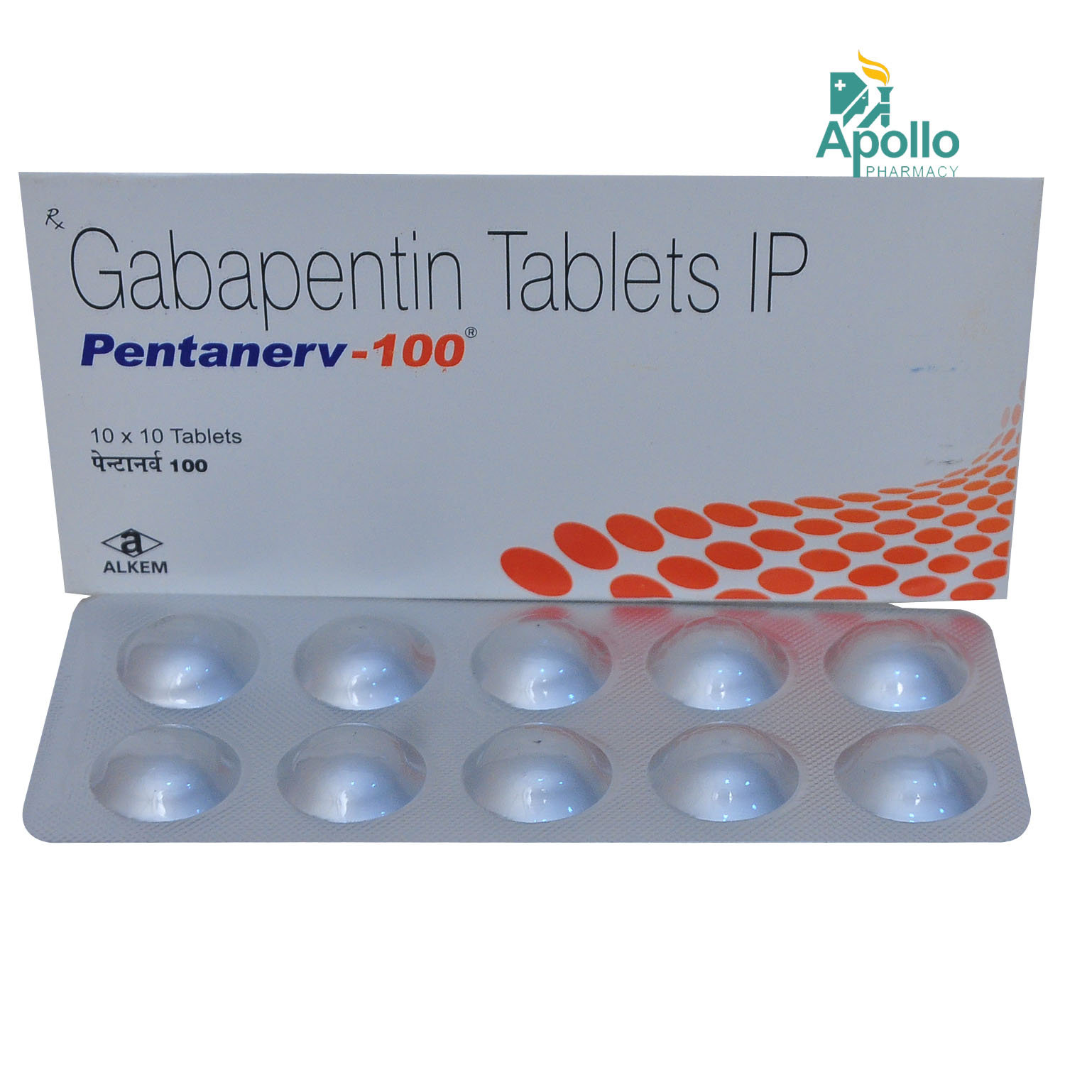 Pentanerv 100 Tablet 10's, Pack of 10 TABLETS Pentanerv 100 Tablet 10's, Pack of 10 TABLETS