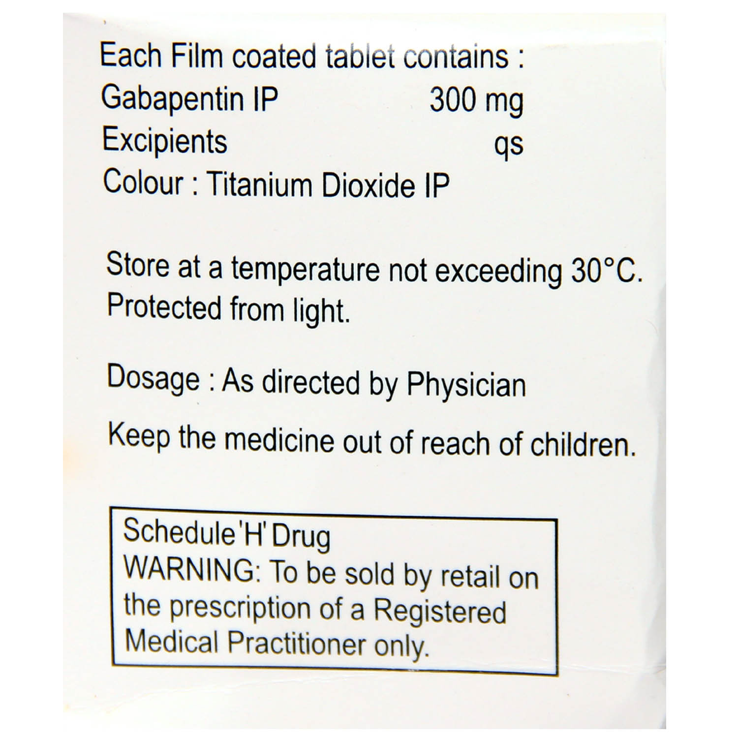 Pentanerv-300 Tablet 10's, Pack of 10 TABLETS Pentanerv-300 Tablet 10's, Pack of 10 TABLETS