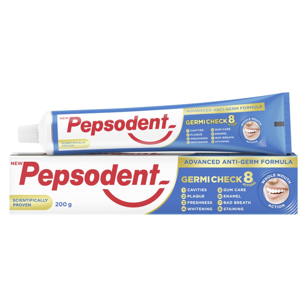 Pepsodent Germi Check 8 Action Toothpaste, 200 gm, Pack of 1 Pepsodent Germi Check 8 Action Toothpaste, 200 gm, Pack of 1