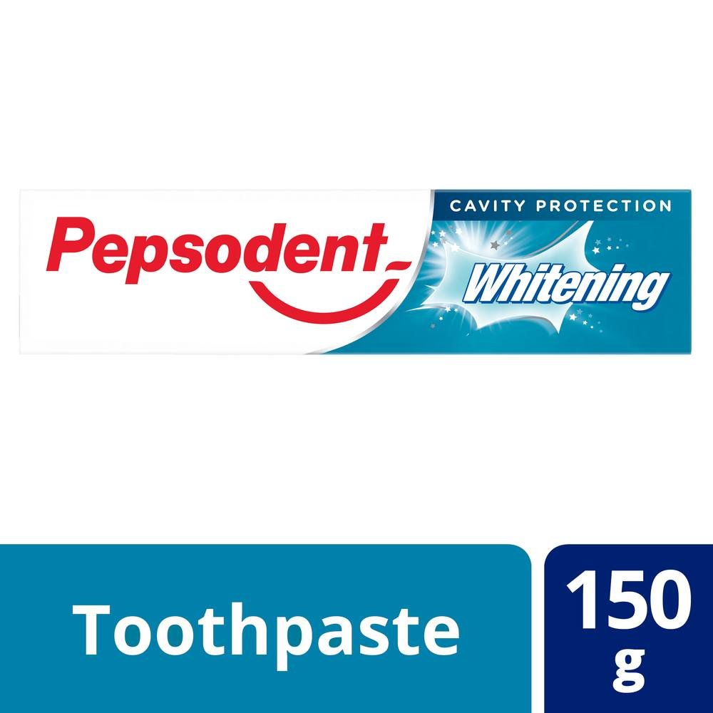 Pepsodent Whitening Cavity Protection Toothpaste, 150 gm, Pack of 1 Pepsodent Whitening Cavity Protection Toothpaste, 150 gm, Pack of 1