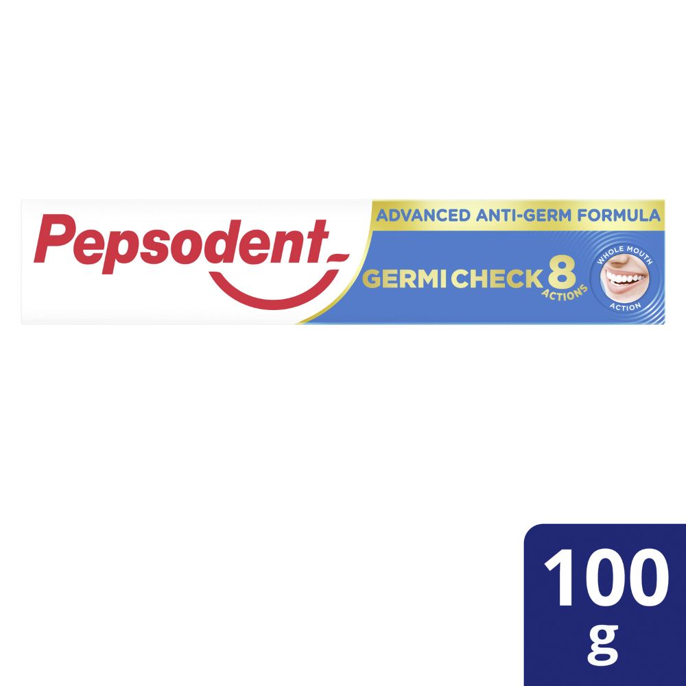 Pepsodent Germi Check 8 Action Toothpaste, 100 gm, Pack of 1 Pepsodent Germi Check 8 Action Toothpaste, 100 gm, Pack of 1