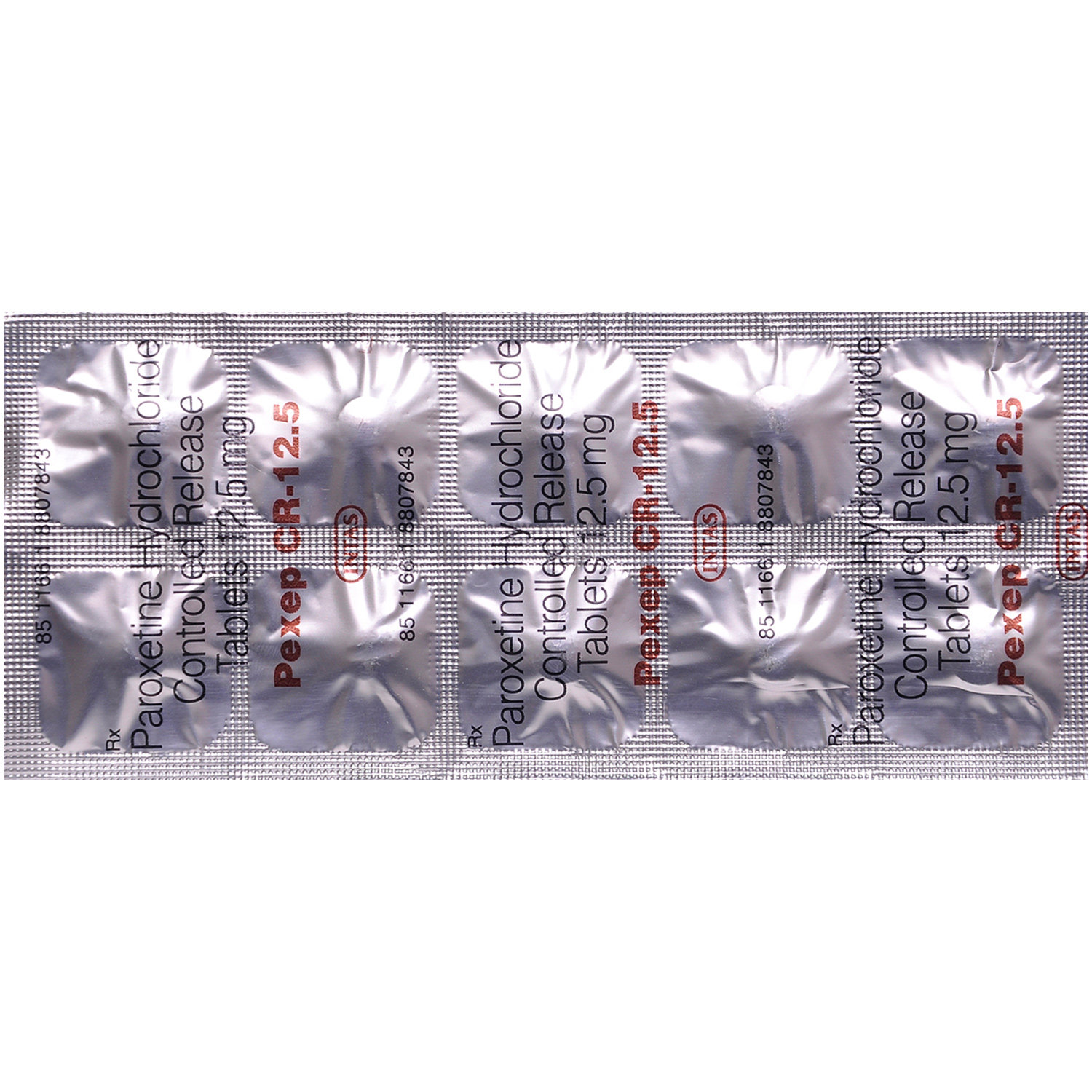 Pexep CR 12.5 Tablet 10's, Pack of 10 TABLETS Pexep CR 12.5 Tablet 10's, Pack of 10 TABLETS
