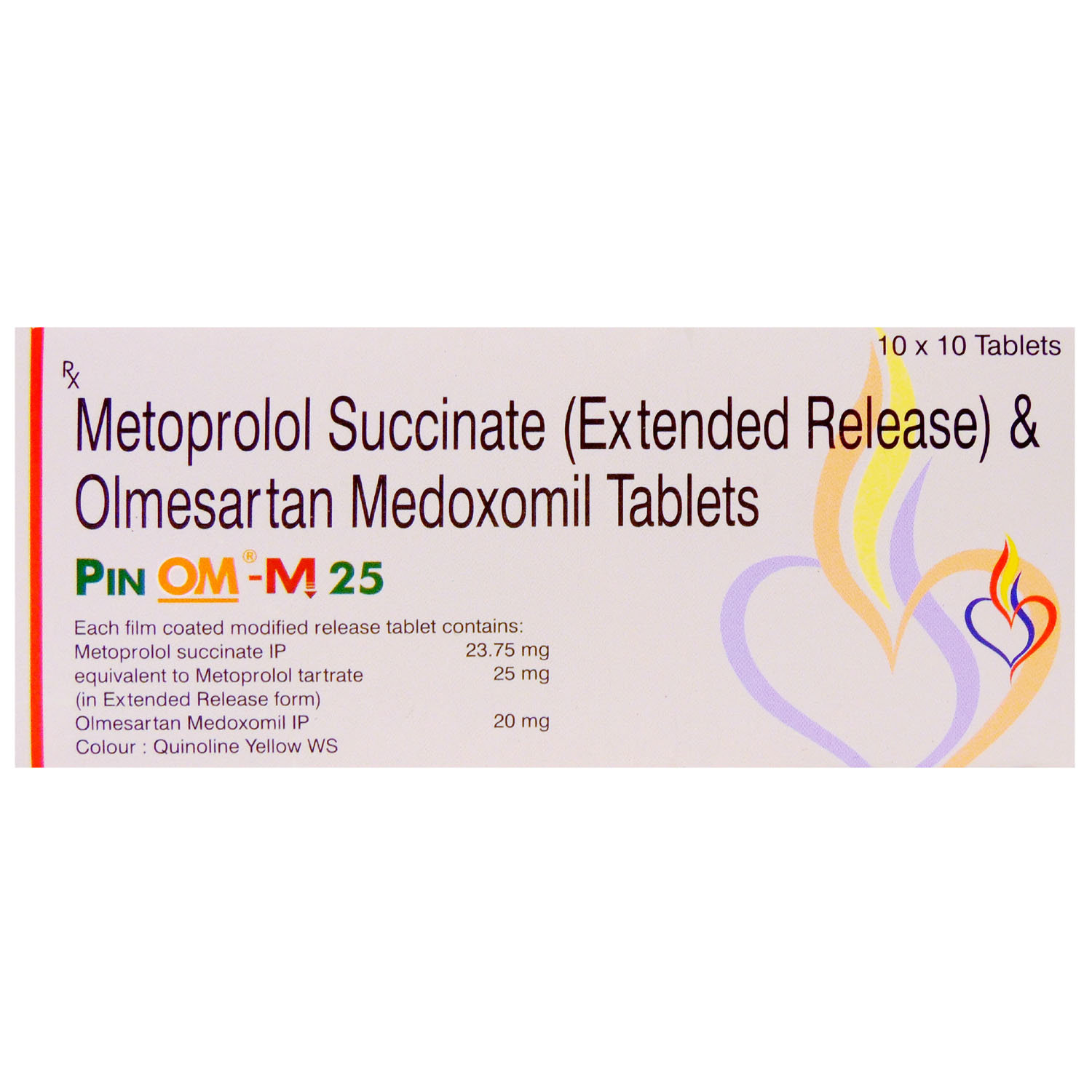 Pin OM-M 25 Tablet 10's, Pack of 10 TABLETS Pin OM-M 25 Tablet 10's, Pack of 10 TABLETS