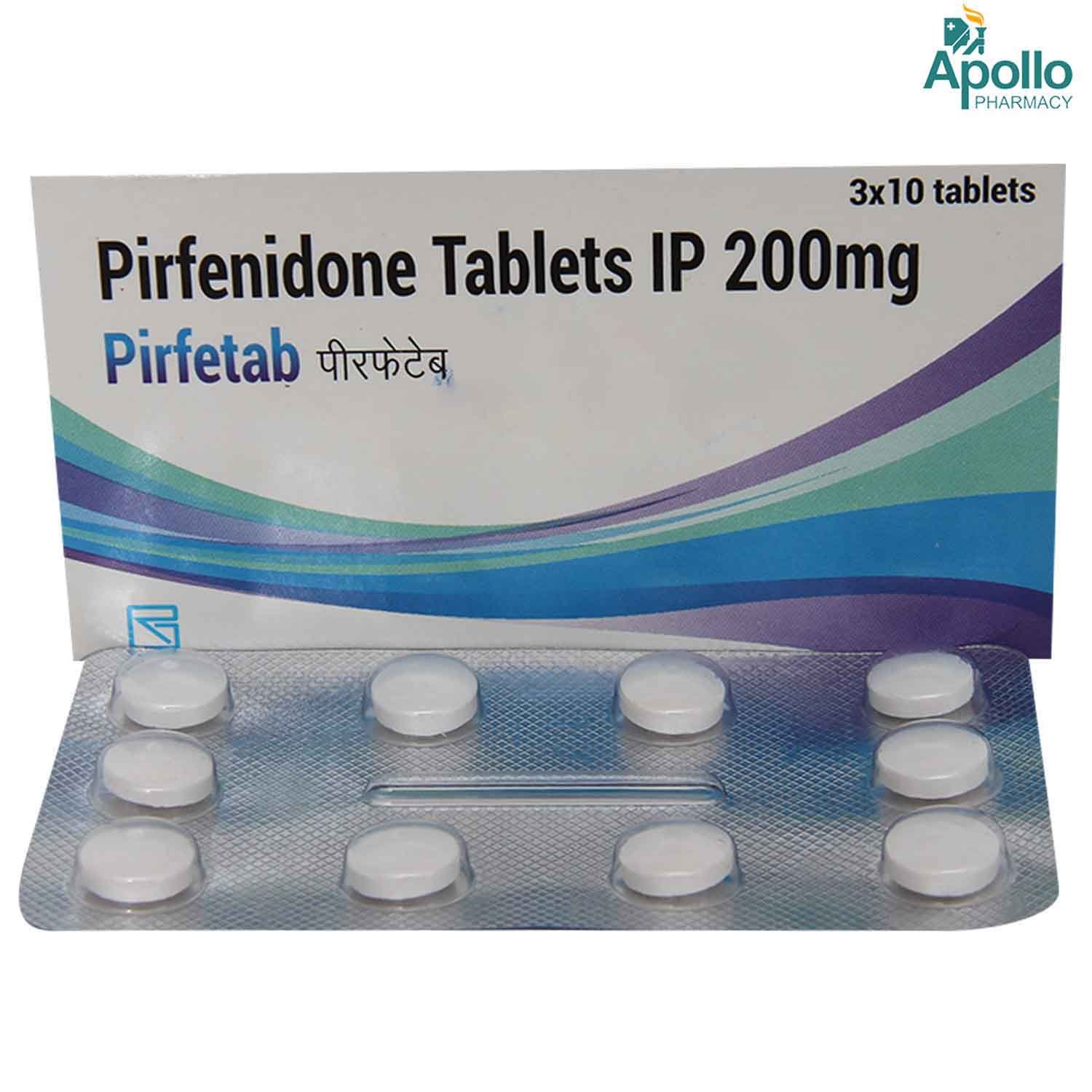 Pirfetab 200 Tablet 10's, Pack of 10 TABLETS Pirfetab 200 Tablet 10's, Pack of 10 TABLETS