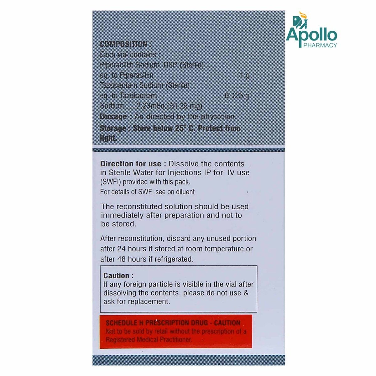PIRACT INJECTION 1.125GM, Pack of 1 INJECTION PIRACT INJECTION 1.125GM, Pack of 1 INJECTION