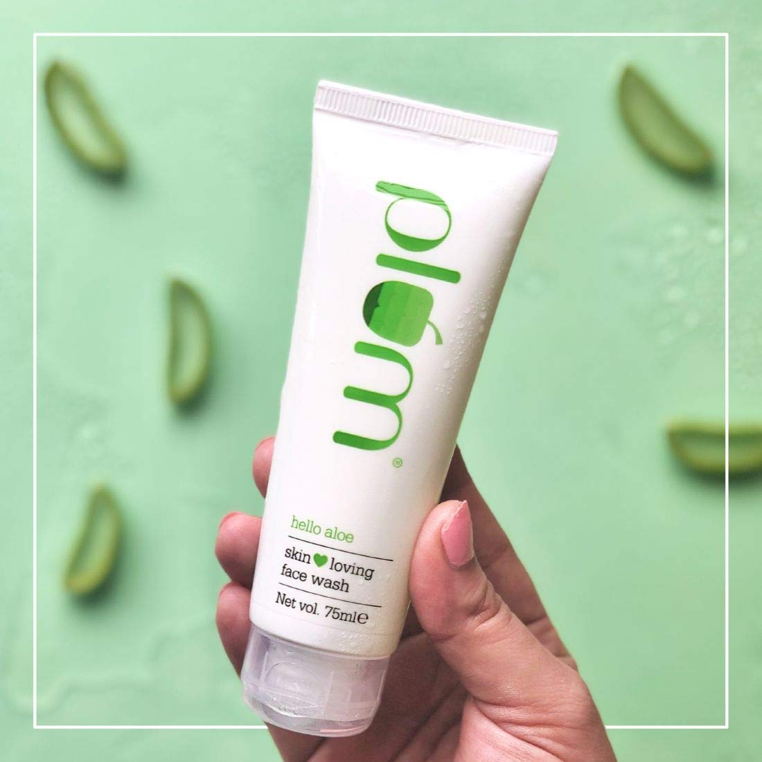 Plum Hello Aloe Skin Loving Face Wash 75 ml | Gently Cleanses | Soothes & Refreshes Skin, Pack of 1 Plum Hello Aloe Skin Loving Face Wash 75 ml | Gently Cleanses | Soothes & Refreshes Skin, Pack of 1