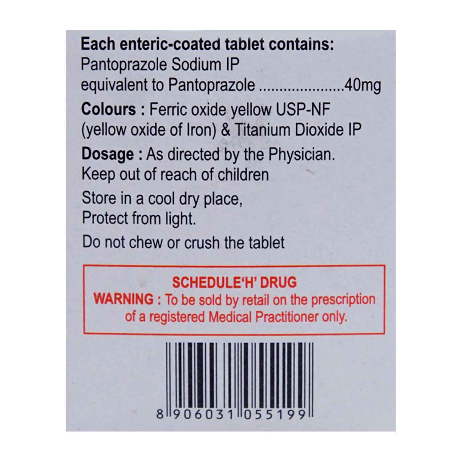 PNZ-40 Tablet 15's, Pack of 15 TabletS PNZ-40 Tablet 15's, Pack of 15 TabletS