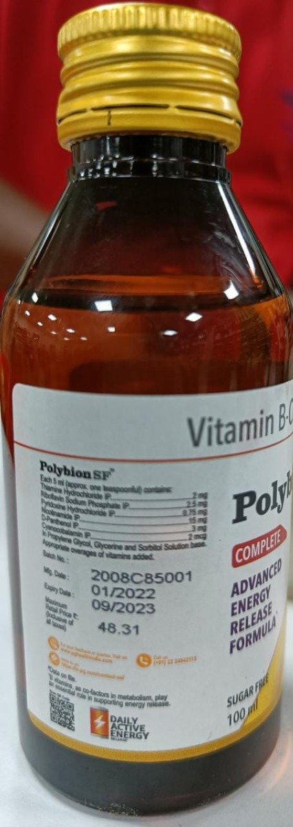 Polybion Syrup 100 ml, Pack of 1 Polybion Syrup 100 ml, Pack of 1