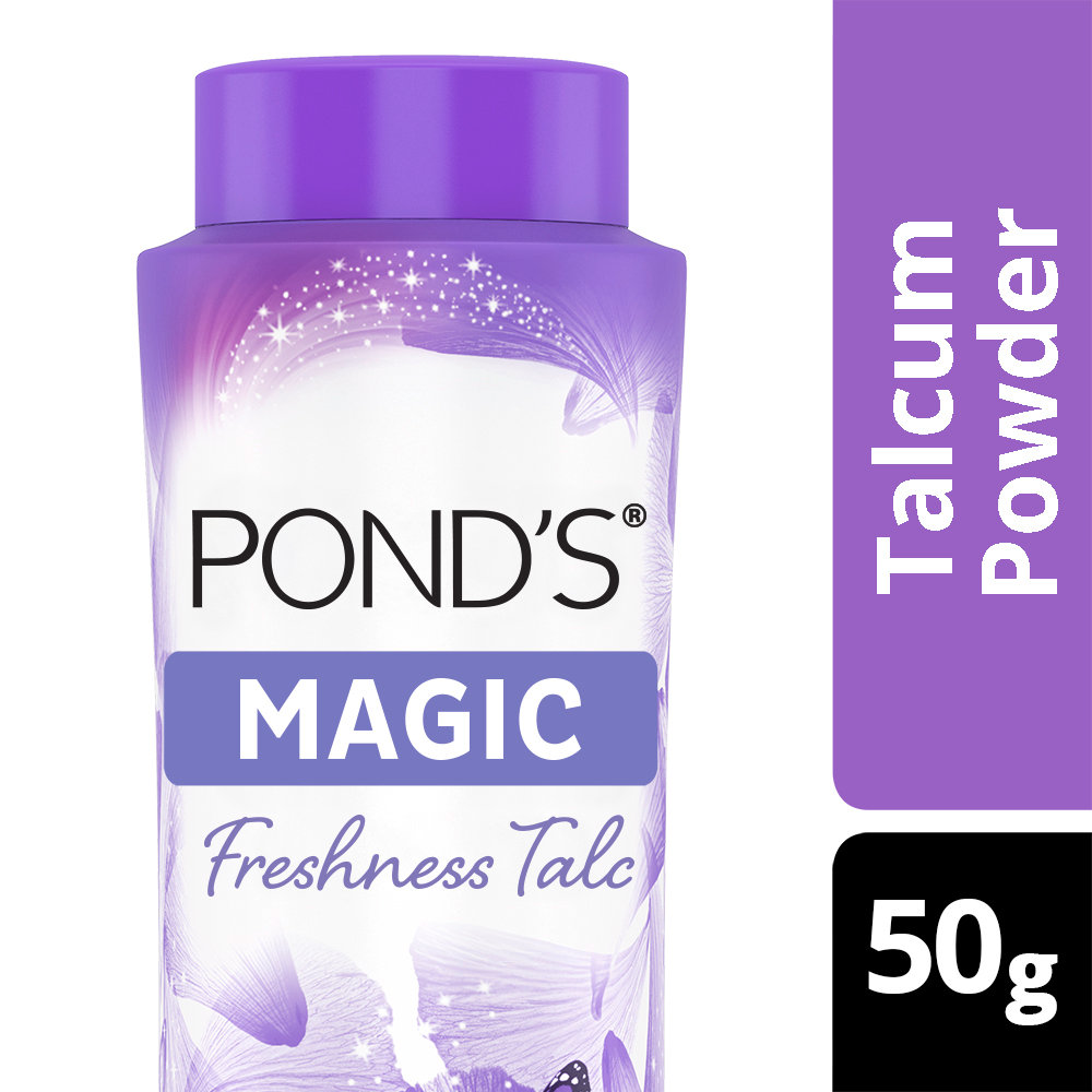 Pond's Magic Acacia Honey Freshness Talc Powder 50 gm | Reduce Sweat | Controls Body Odour With Fragrance Of Acacia Honey | Ideal For Both Men & Women, Pack of 1 Pond's Magic Acacia Honey Freshness Talc Powder 50 gm | Reduce Sweat | Controls Body Odour With Fragrance Of Acacia Honey | Ideal For Both Men & Women, Pack of 1