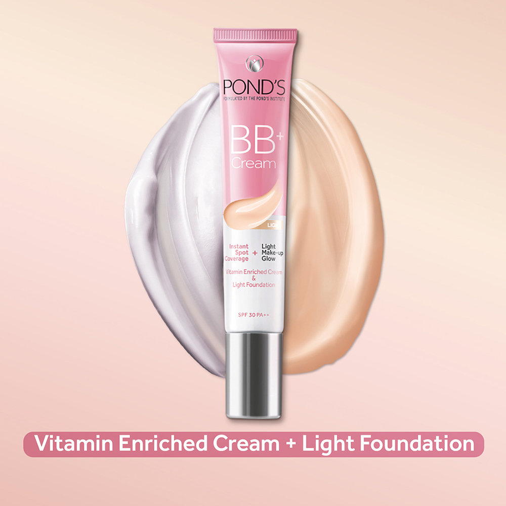 Pond's BB+ SPF 30 PA++ Ivory Cream, 18 gm, Pack of 1 Pond's BB+ SPF 30 PA++ Ivory Cream, 18 gm, Pack of 1